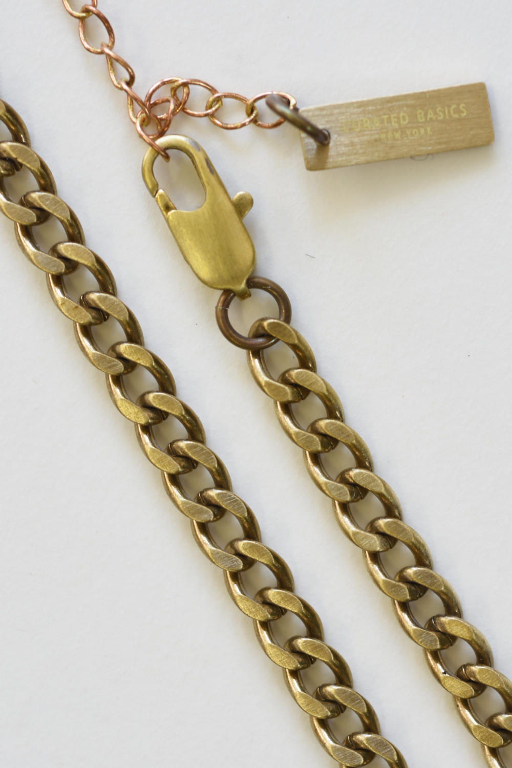Smoky Quartz Pendant Necklace Chain: Chain with pendant