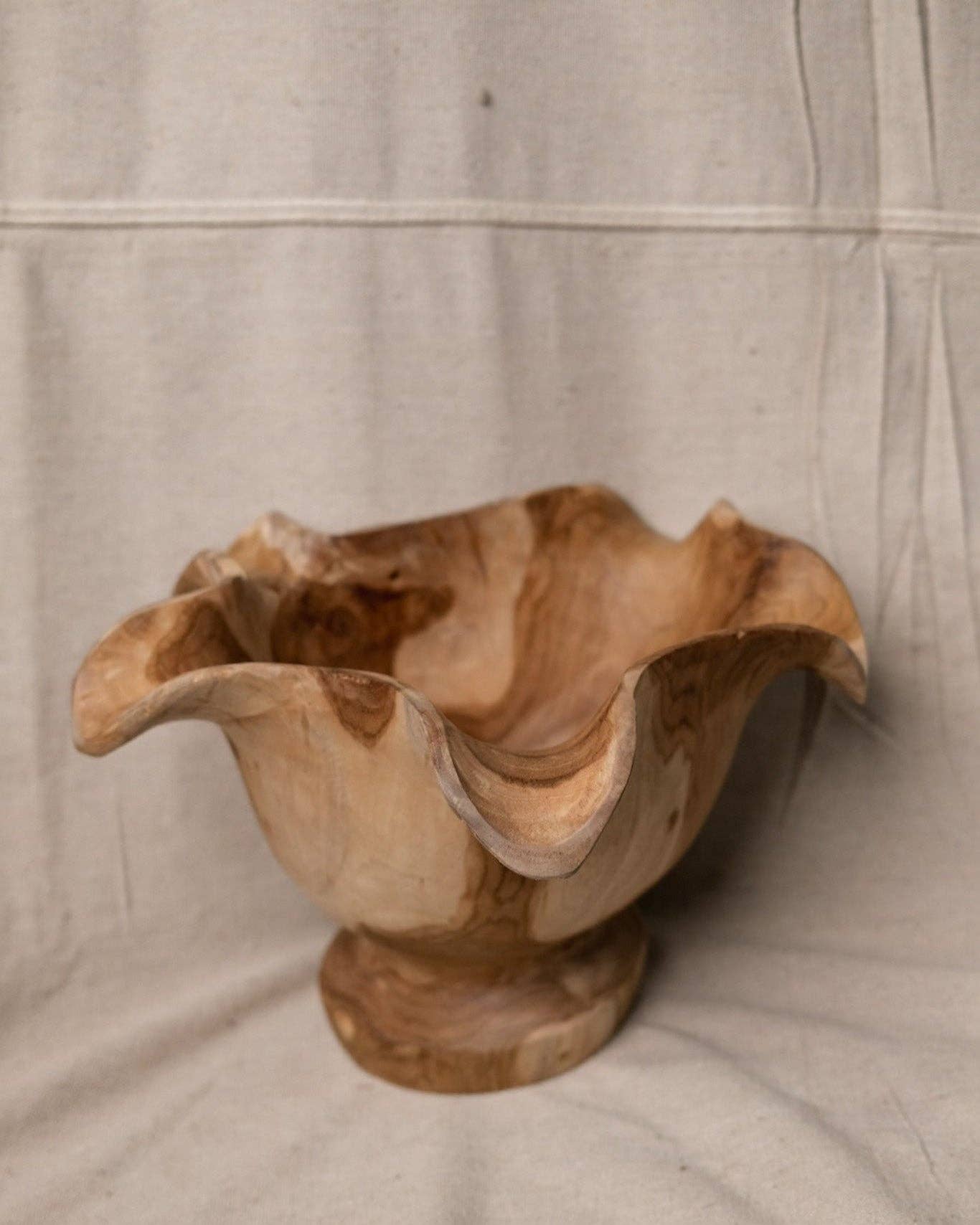 Teak Bloom Bowl