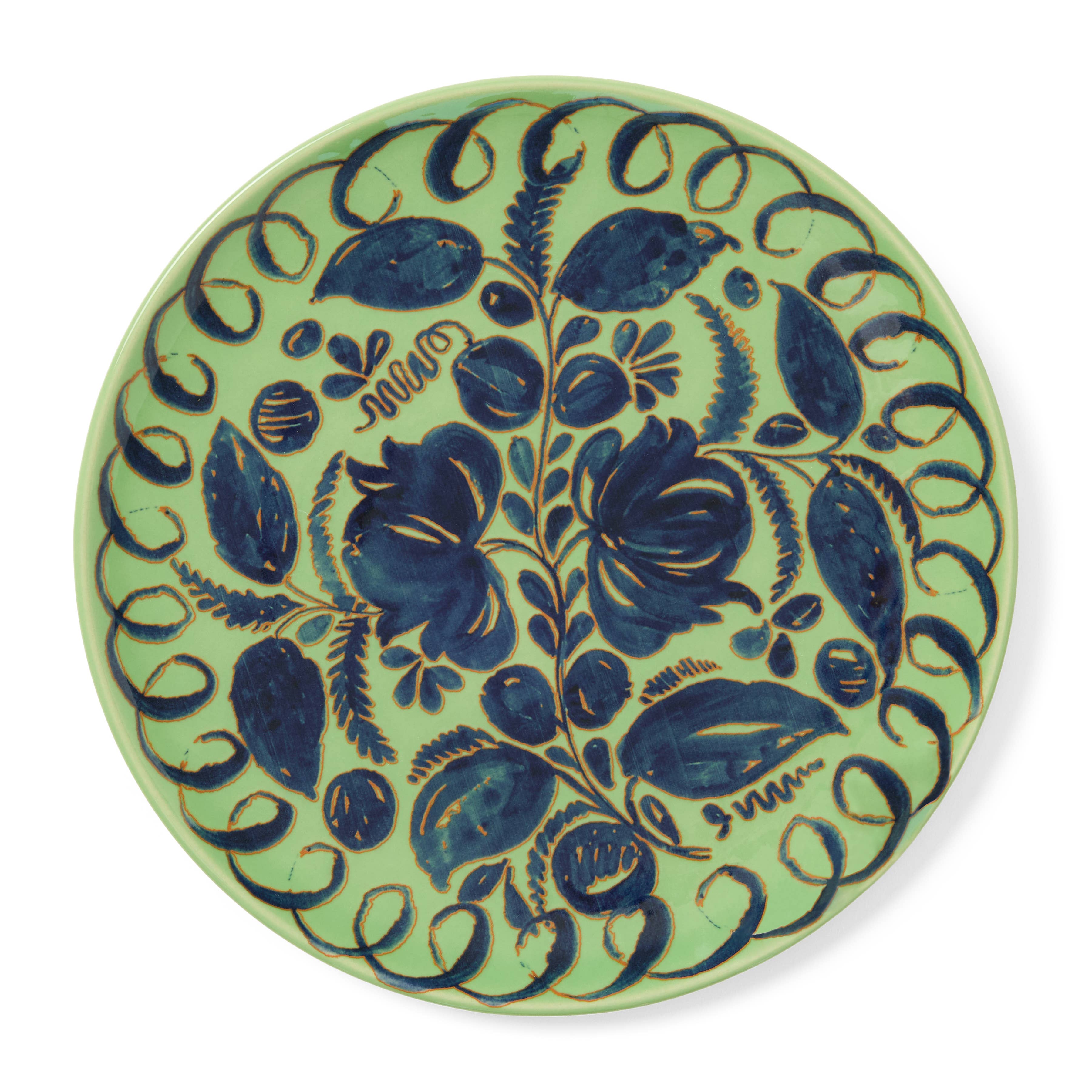 Amalfi Dinner Plate Green - 10.6" Diameter