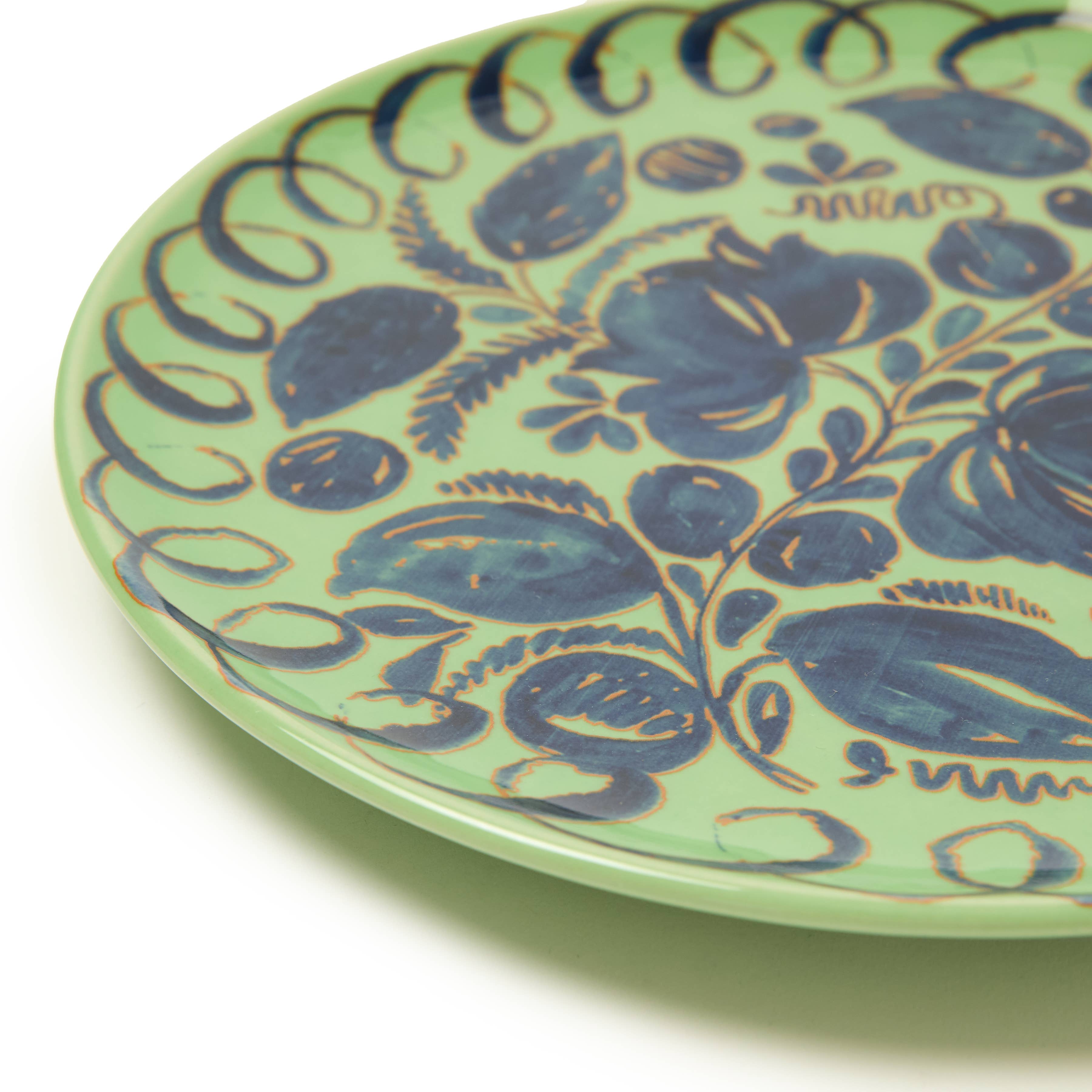 Amalfi Dinner Plate Green - 10.6" Diameter