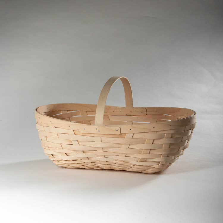 Large Woodbury Basket: Ivory