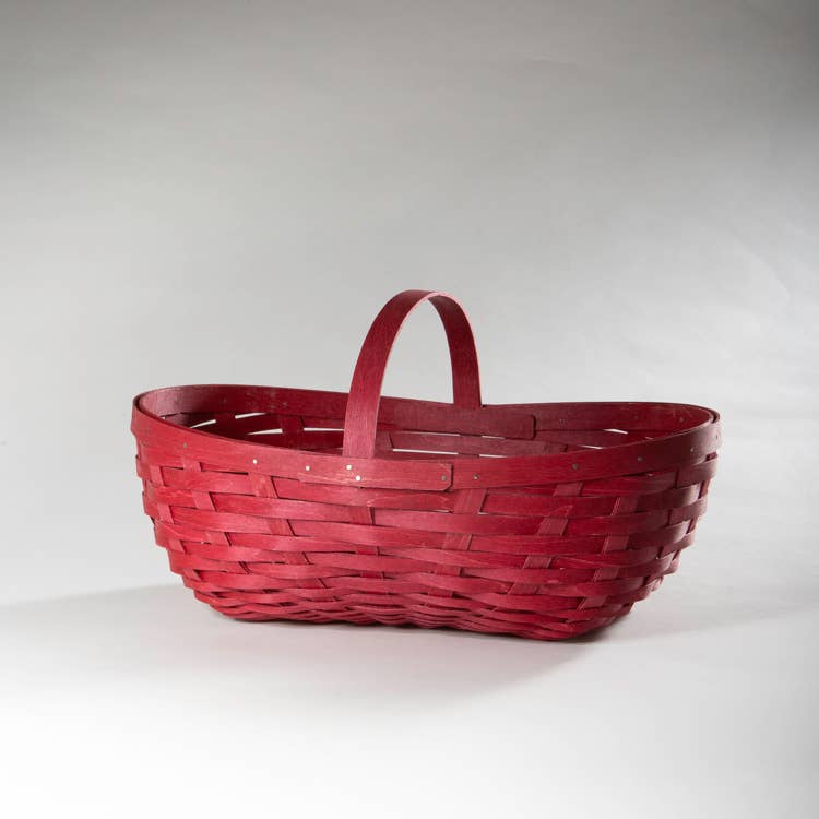 Large Woodbury Basket: Apple