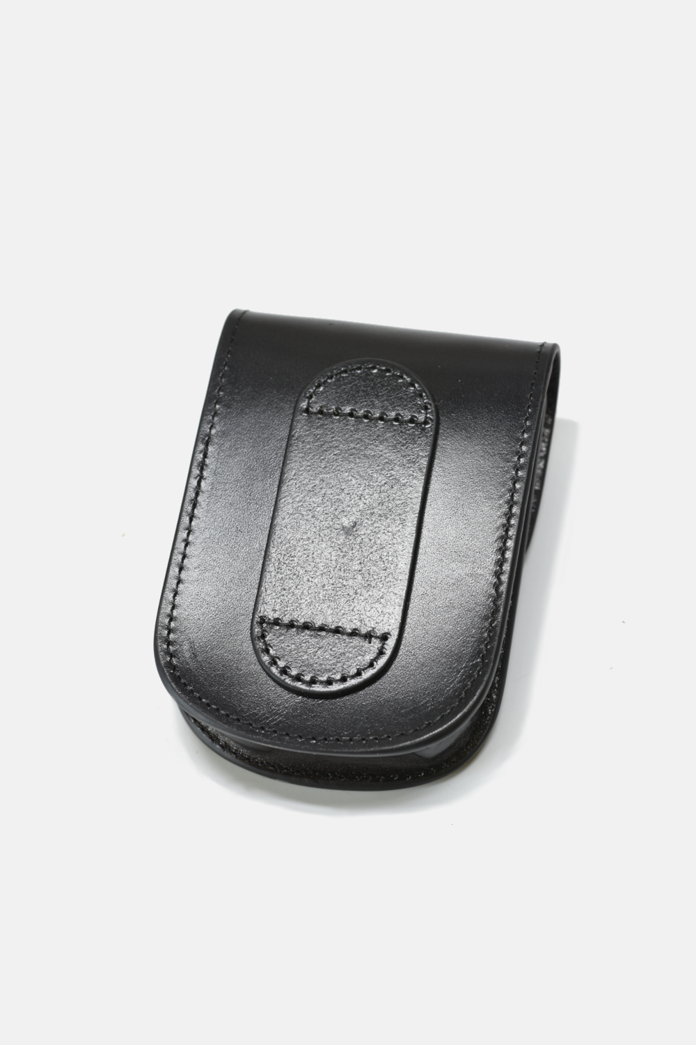 Black Leather Joint Case: Black