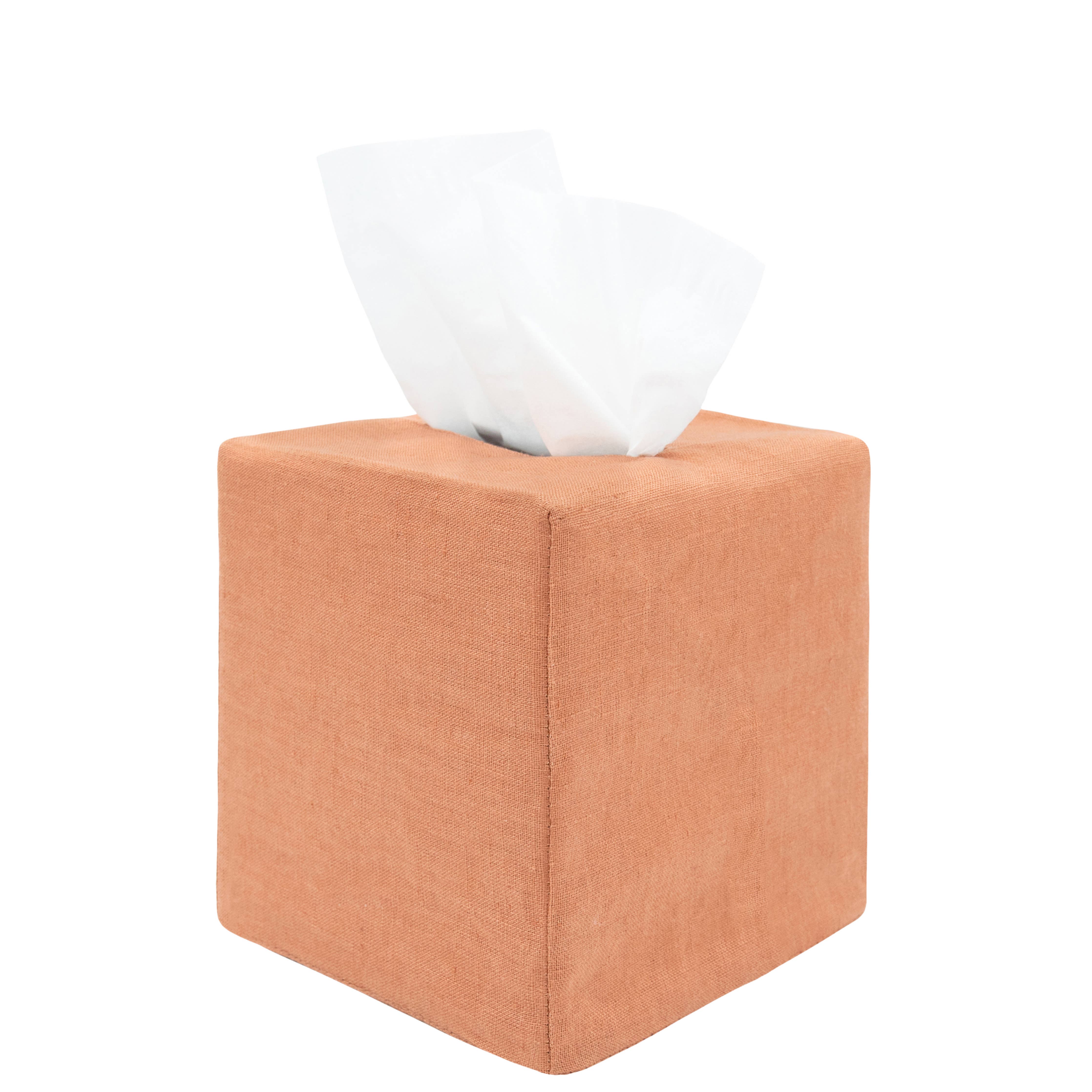 James tissue box cover in sandalwood