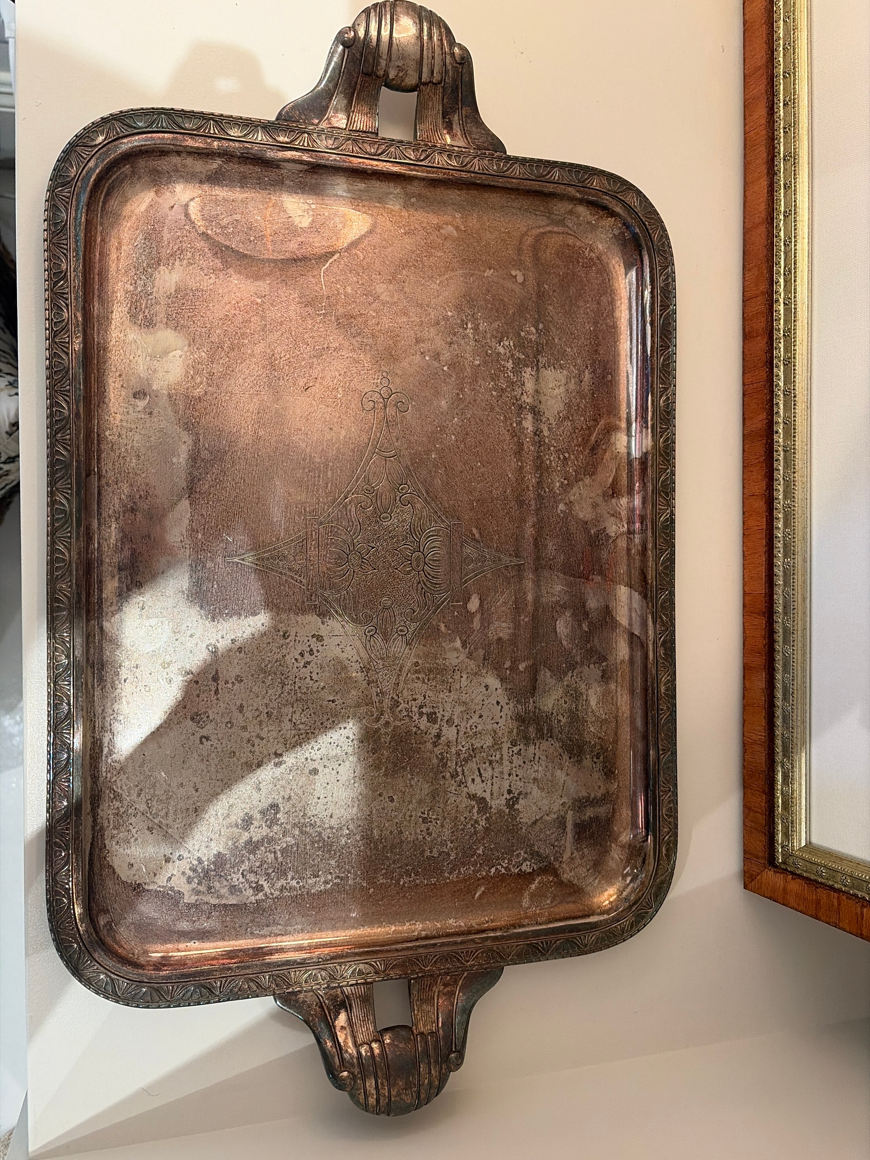 Vintage Silver Tray