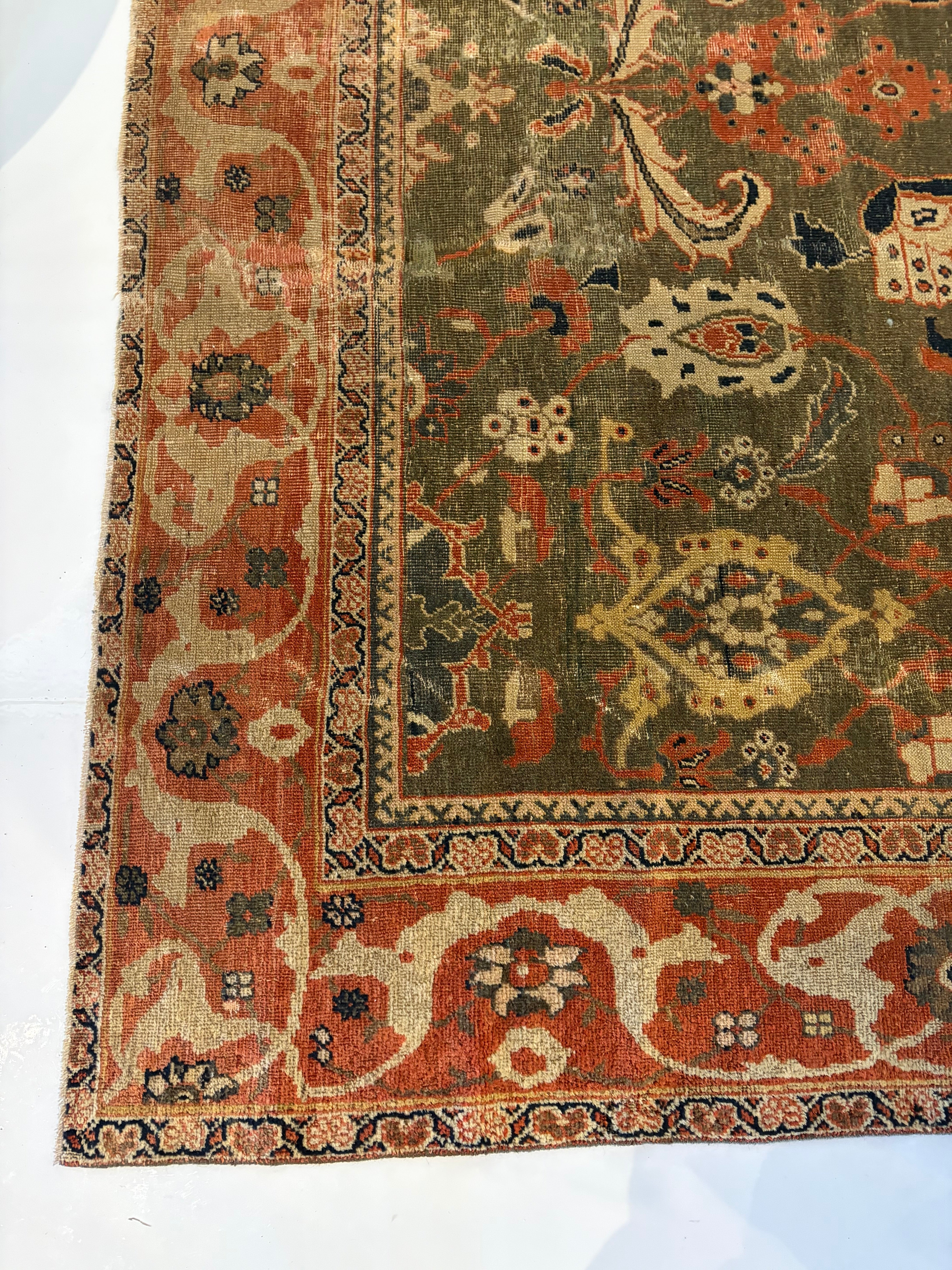 Antique Persian Mahal Rug 10x11