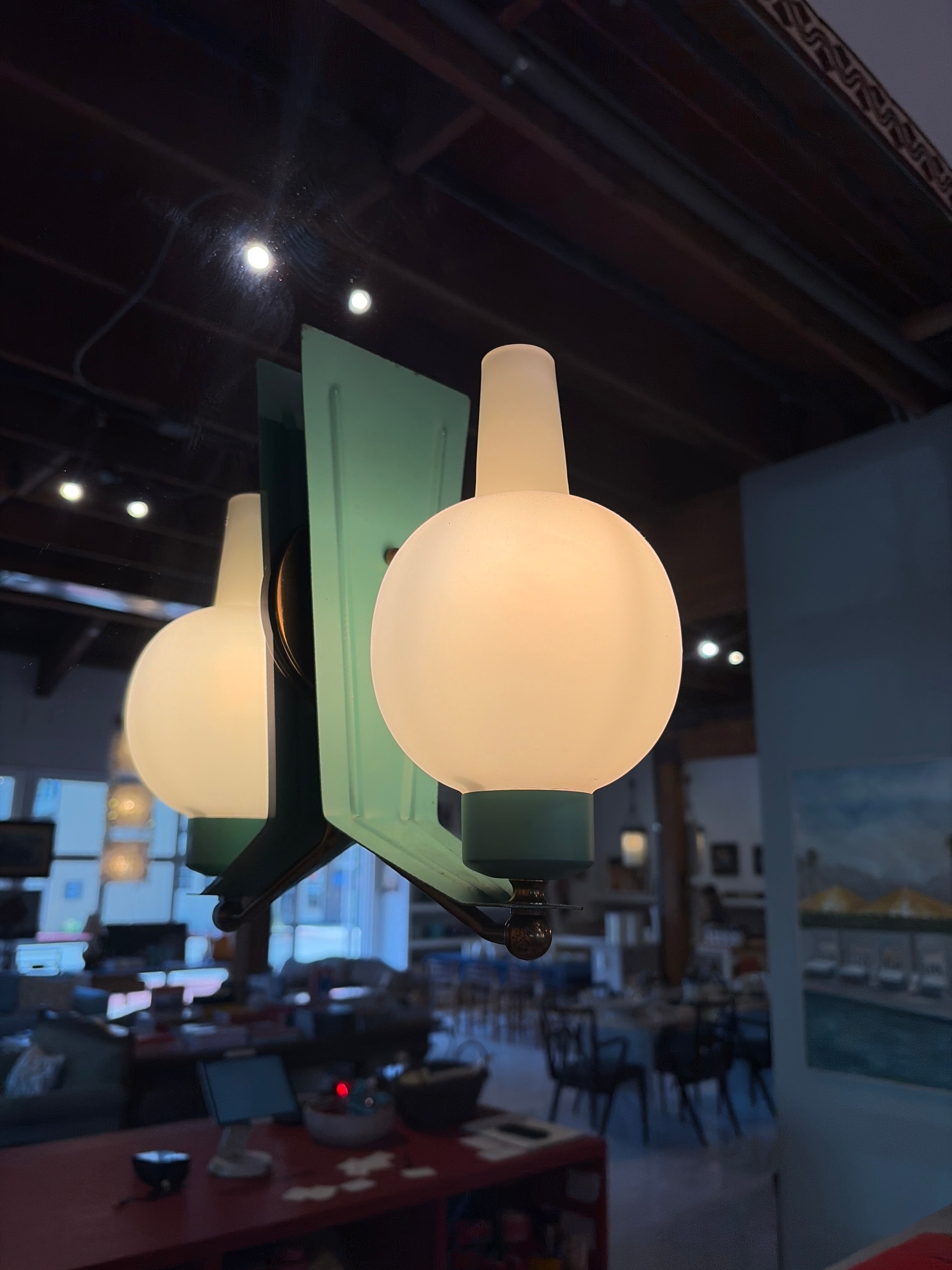 Pair of Italian Wall Sconces 1950s