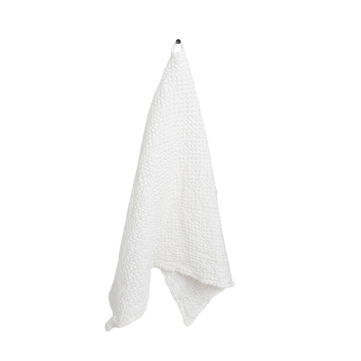 Waffle kitchen towel | Tea towel | Dish towel: White