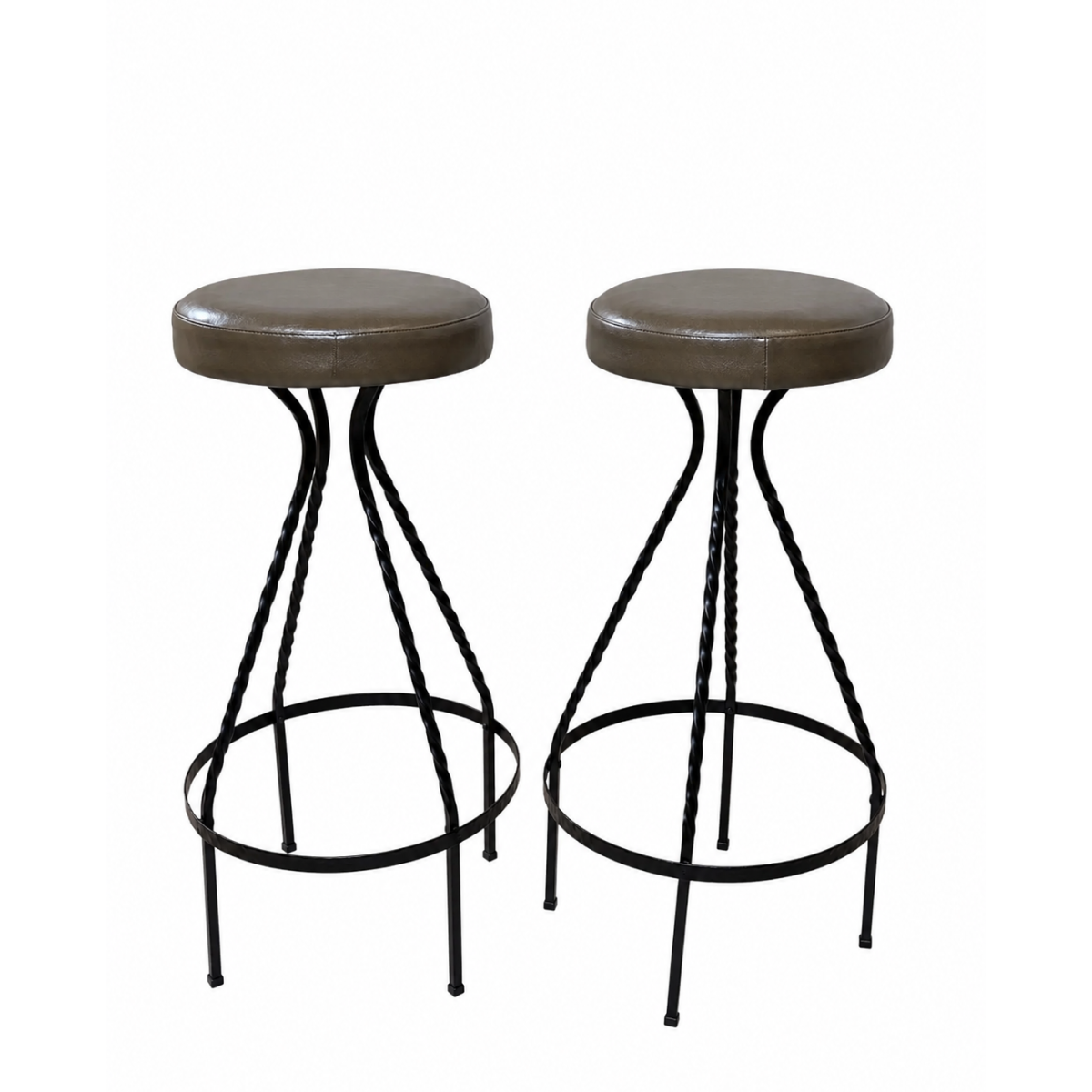 Mid Century Barstool Pair