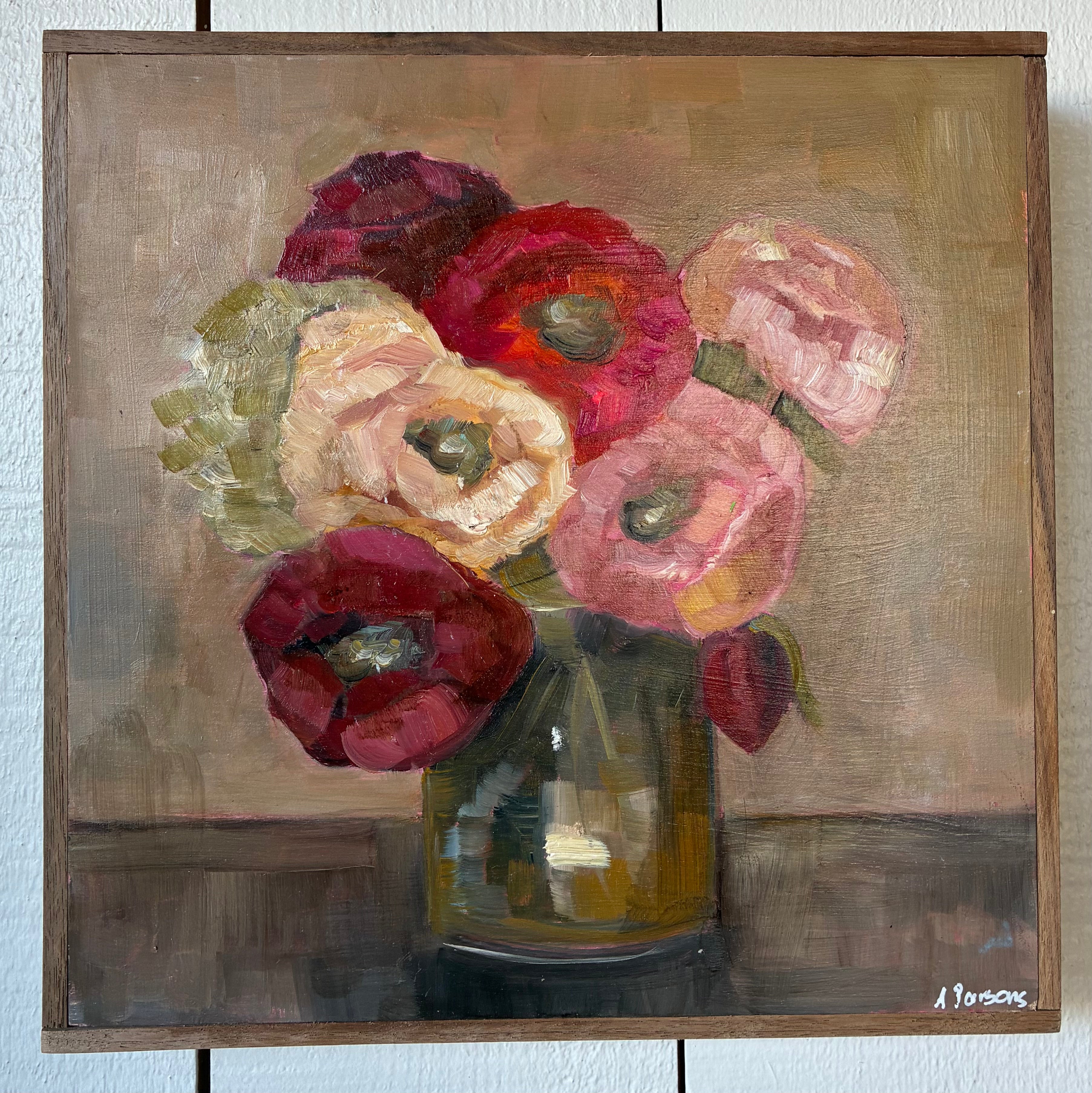 Alison Parsons, Floral Bouquet 10.5” x 10.5”