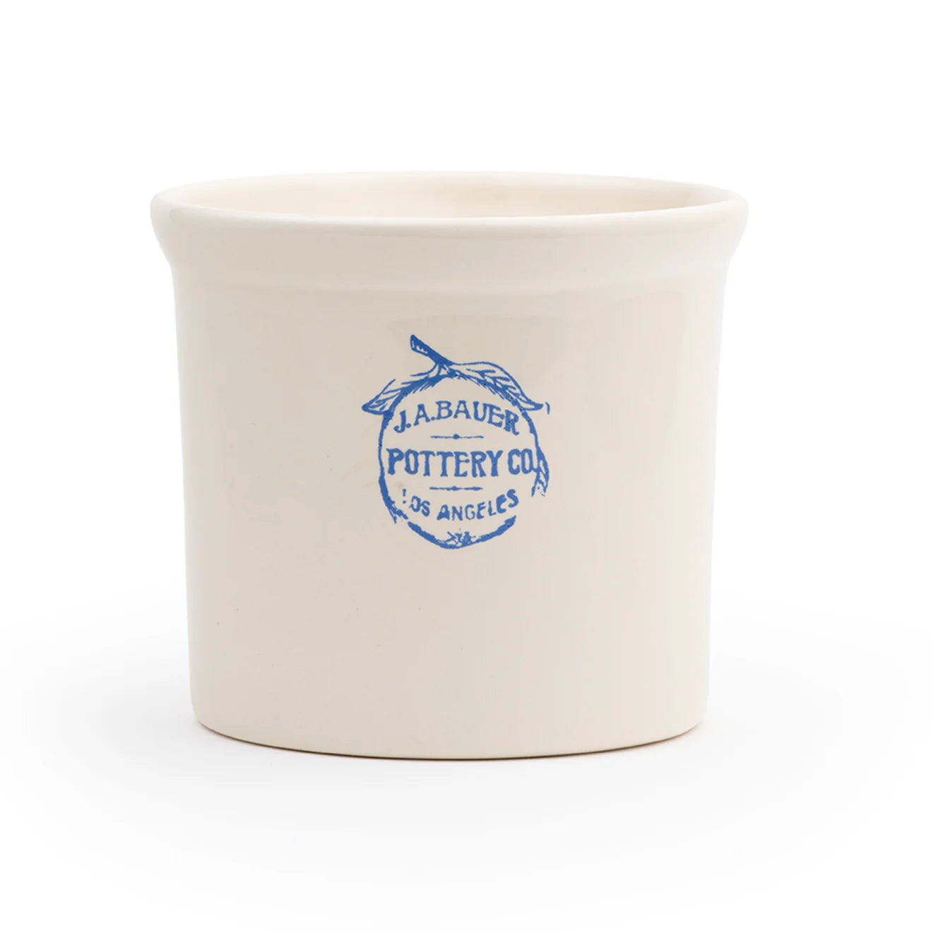 Half Gallon Crock: White