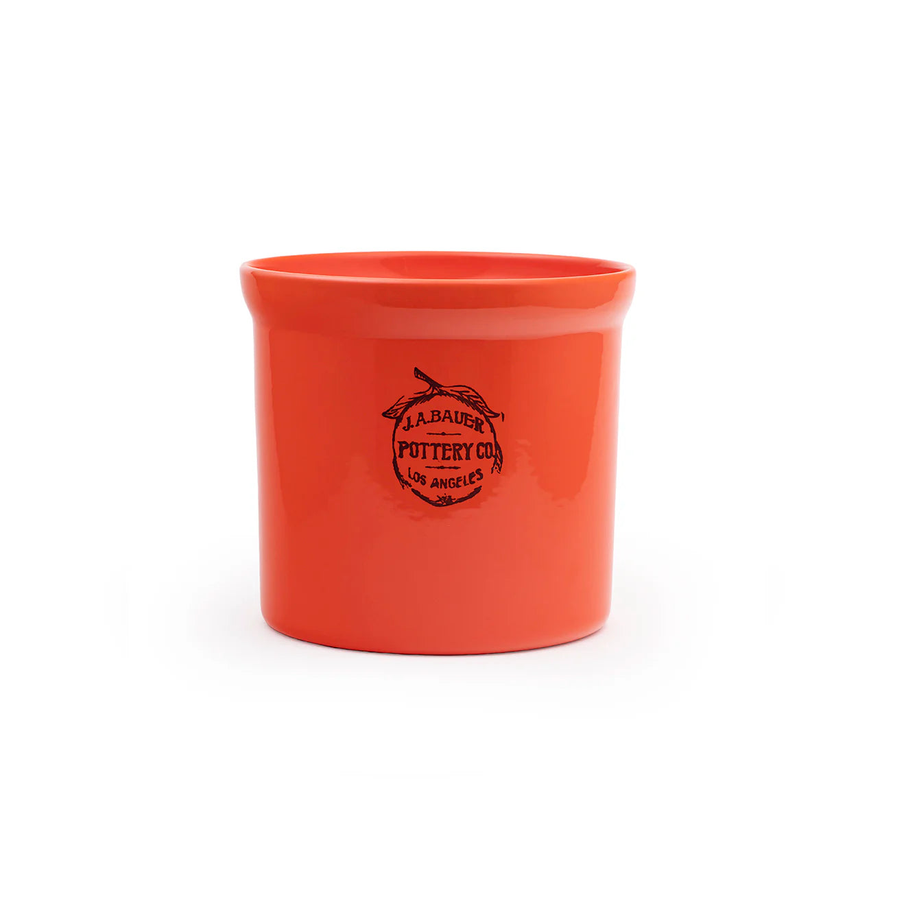 Half Gallon Crock: Bauer Orange