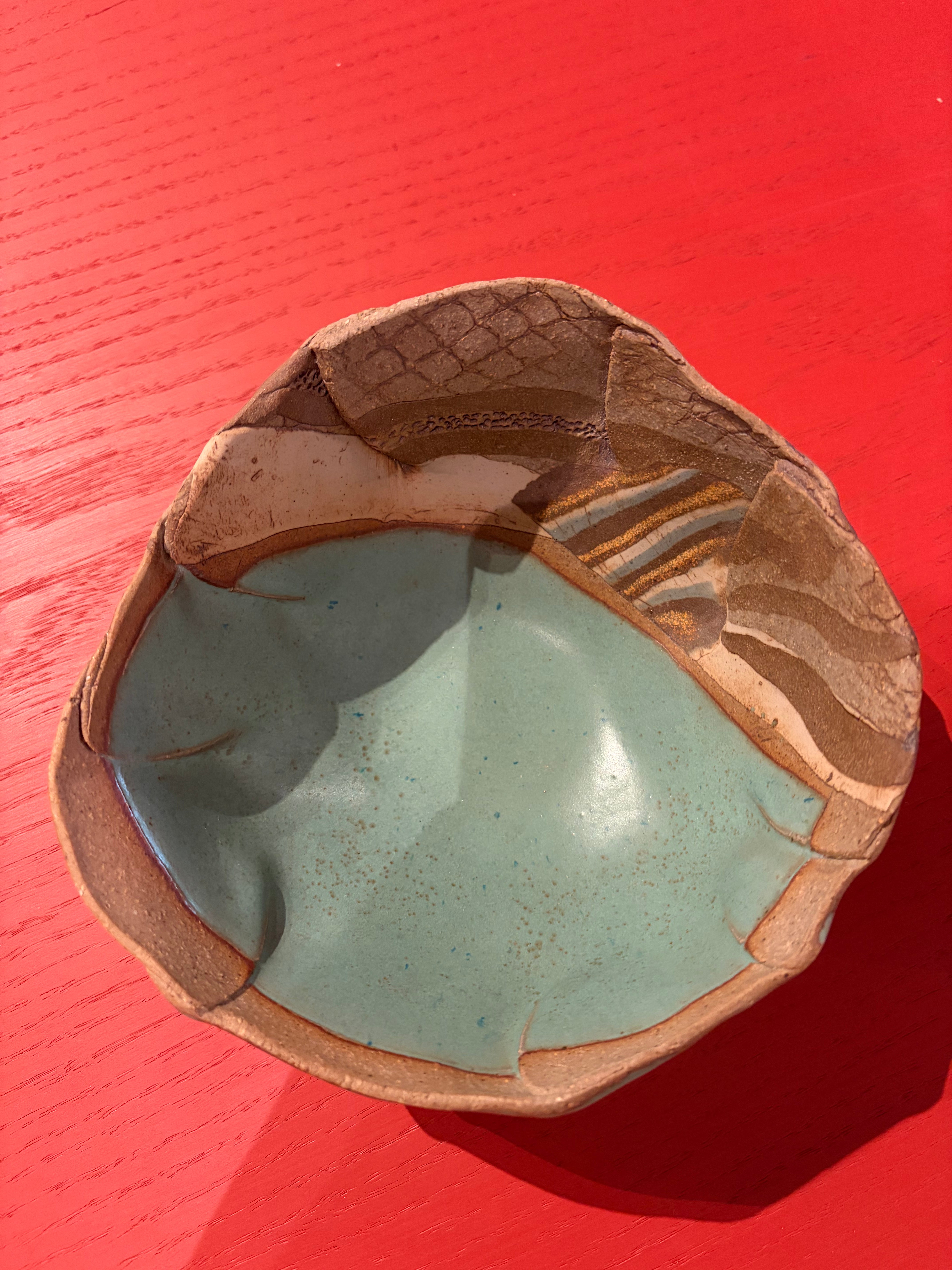 Ceramic Bowl Signed -Hill