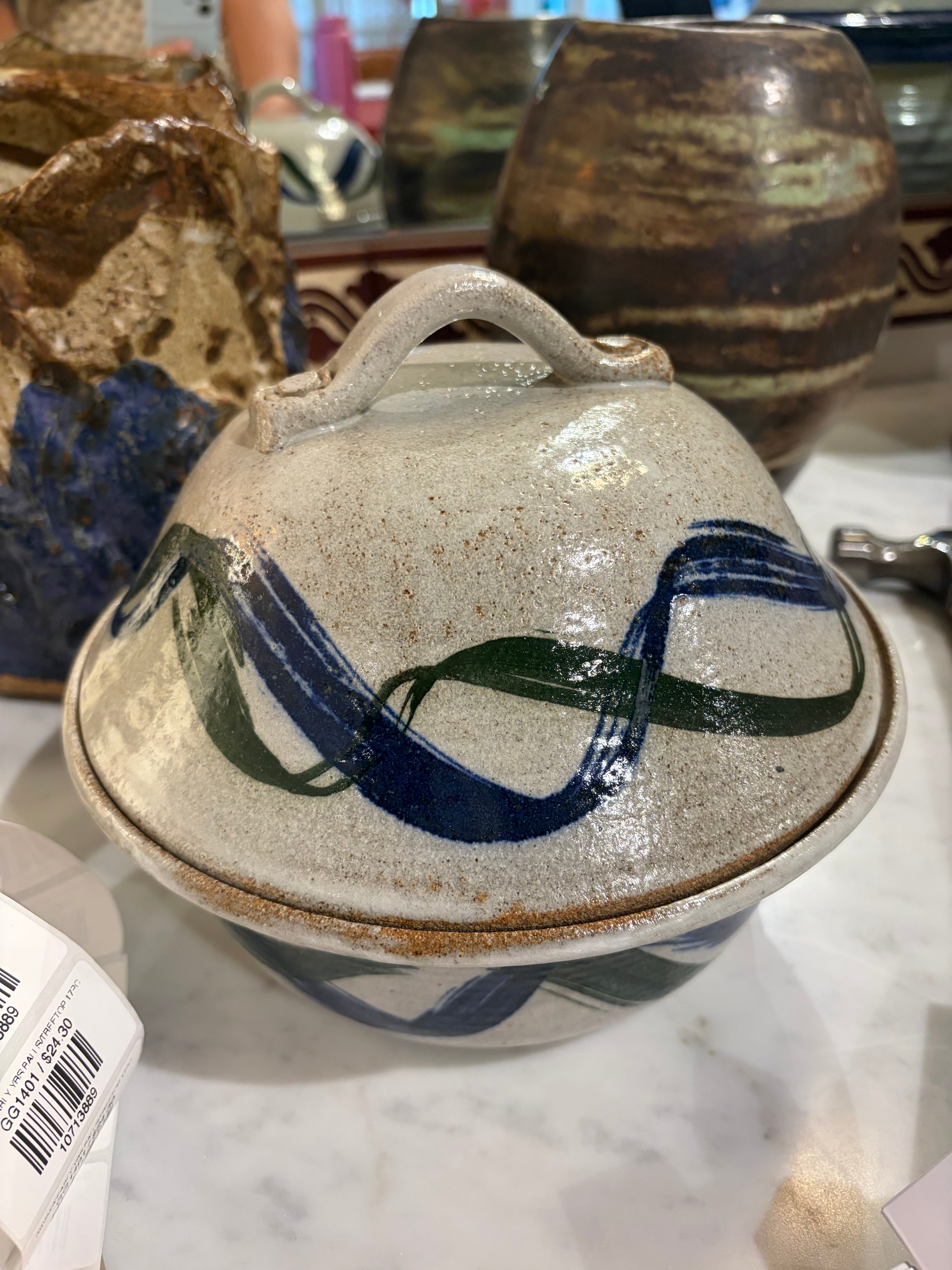 Signed Ceramic Bundt