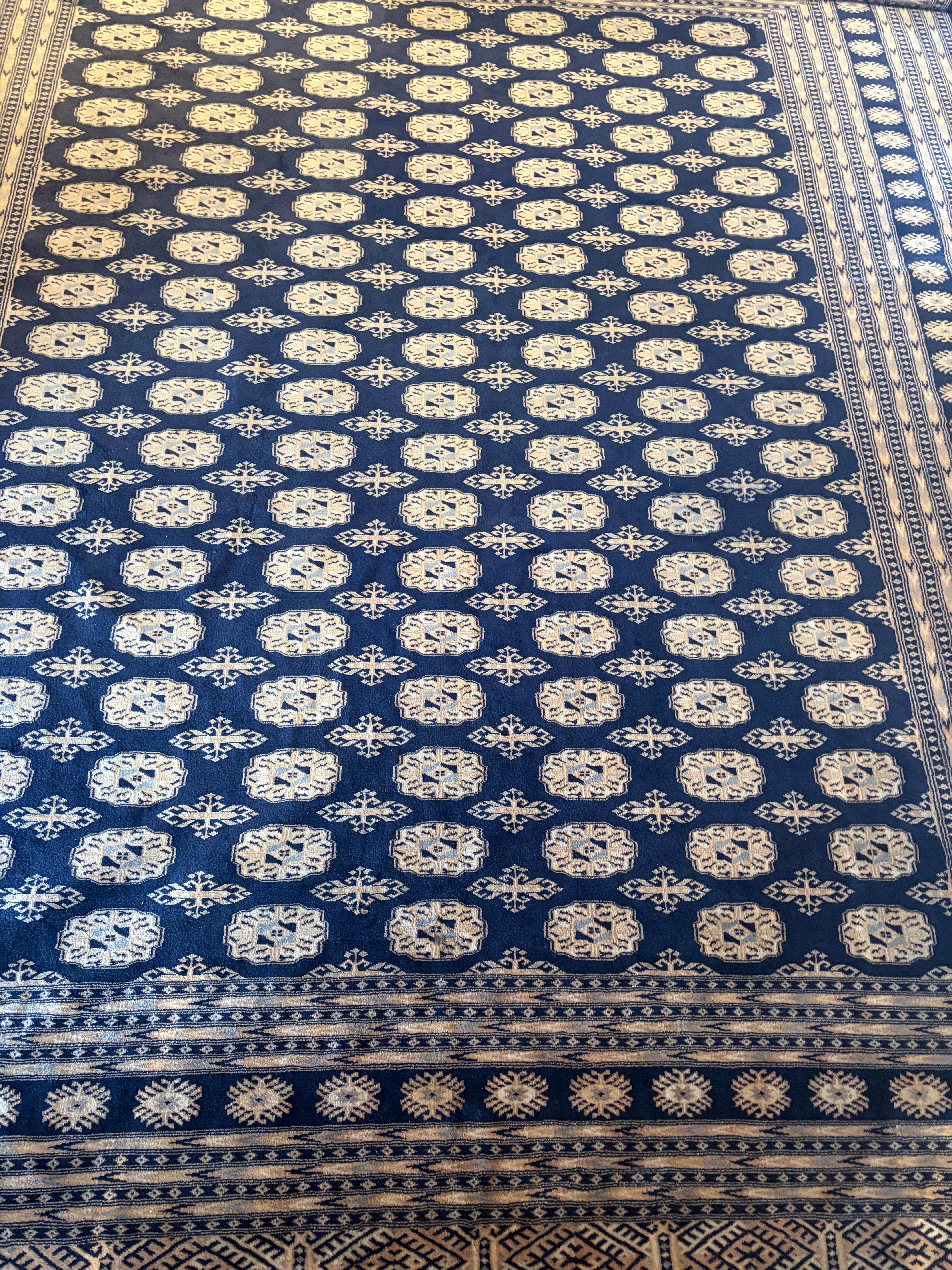 1990s Rug with Fringe