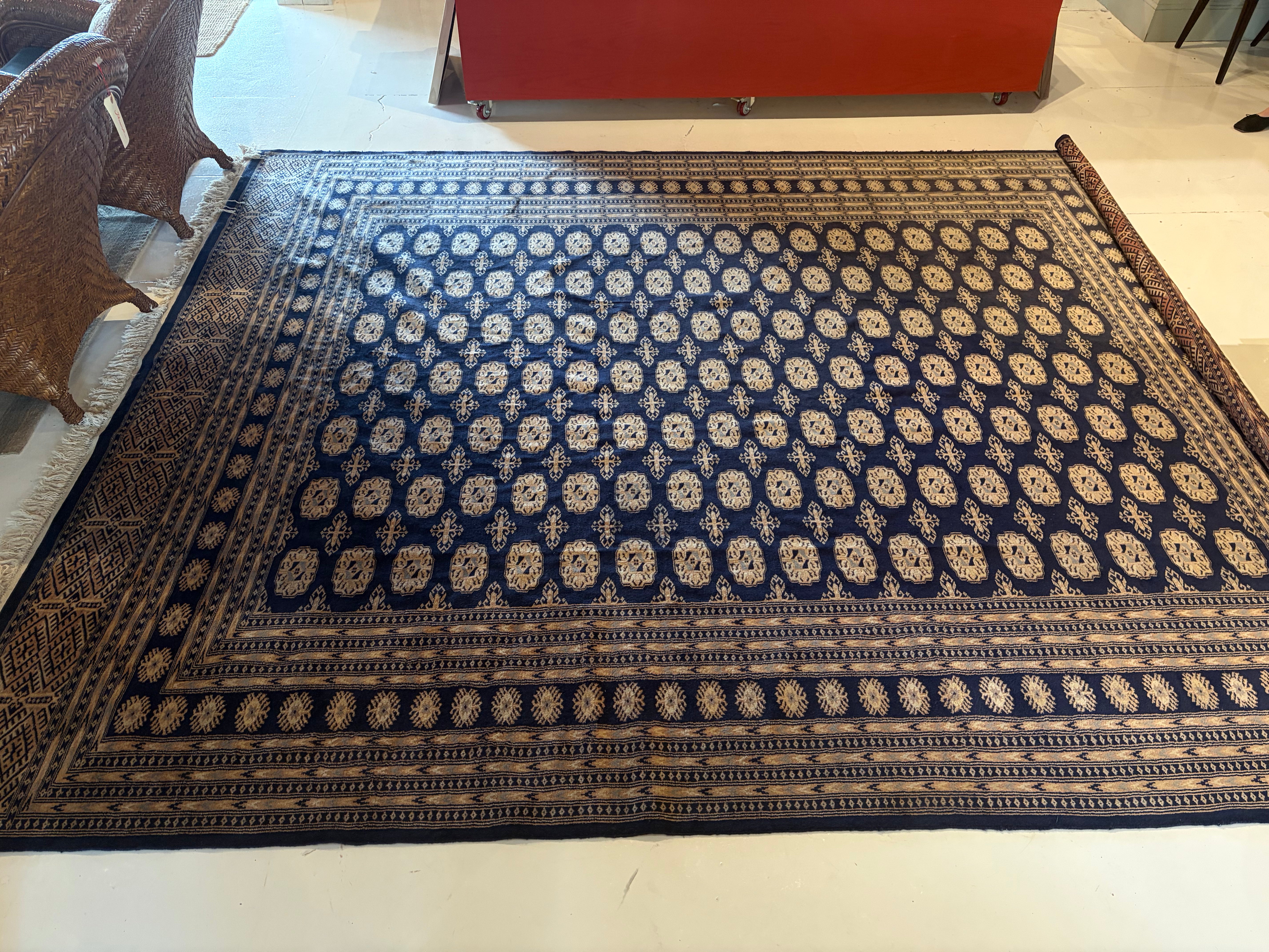 1990s Rug with Fringe