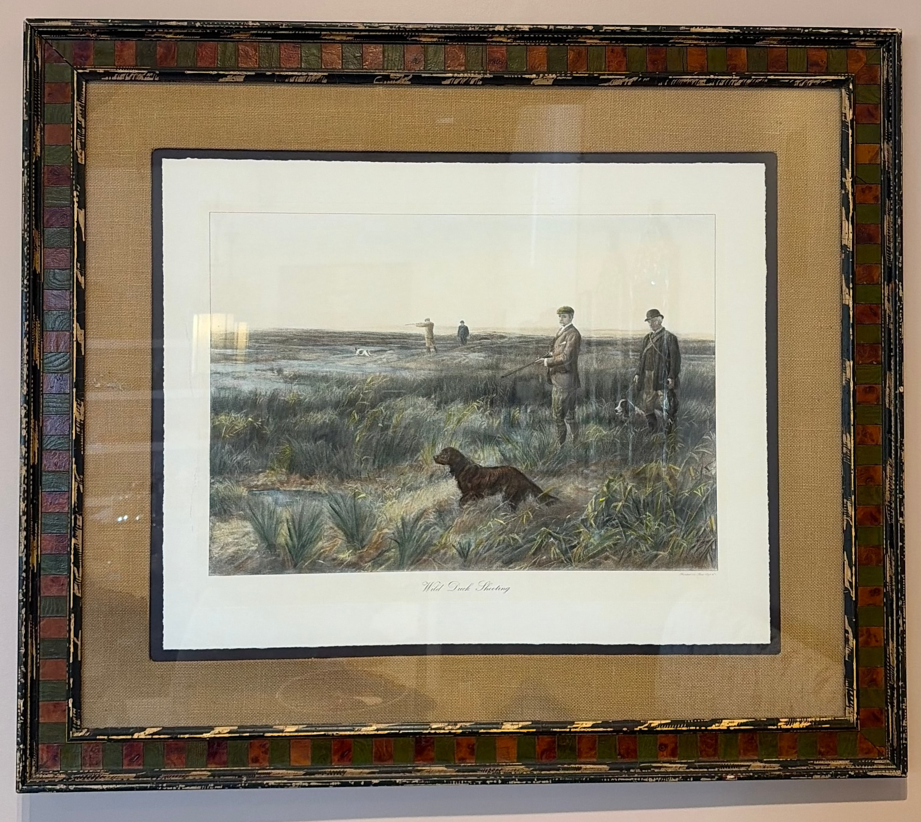 Wild Duck Shooting Framed Art