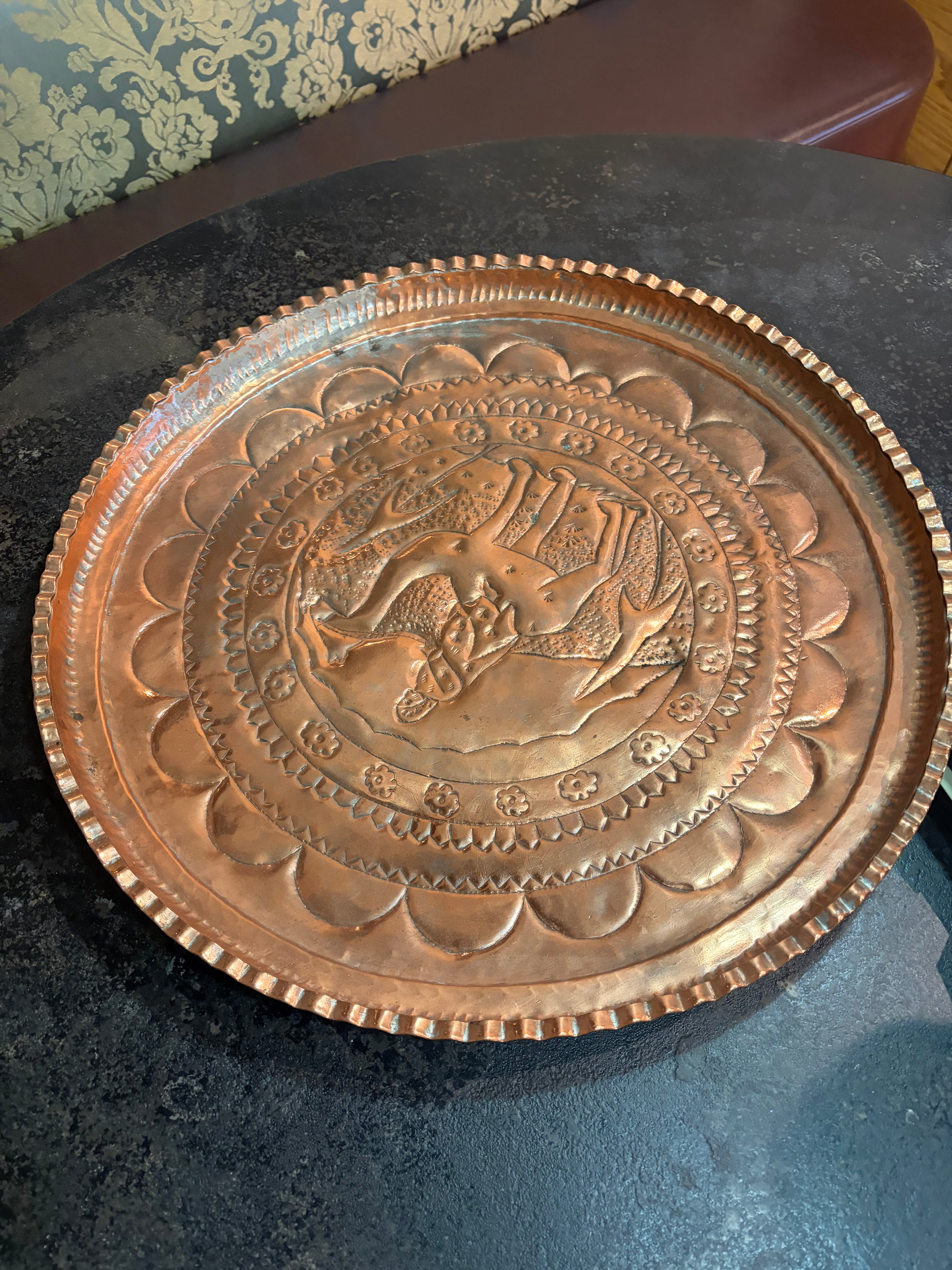 Vintage Copper Tray