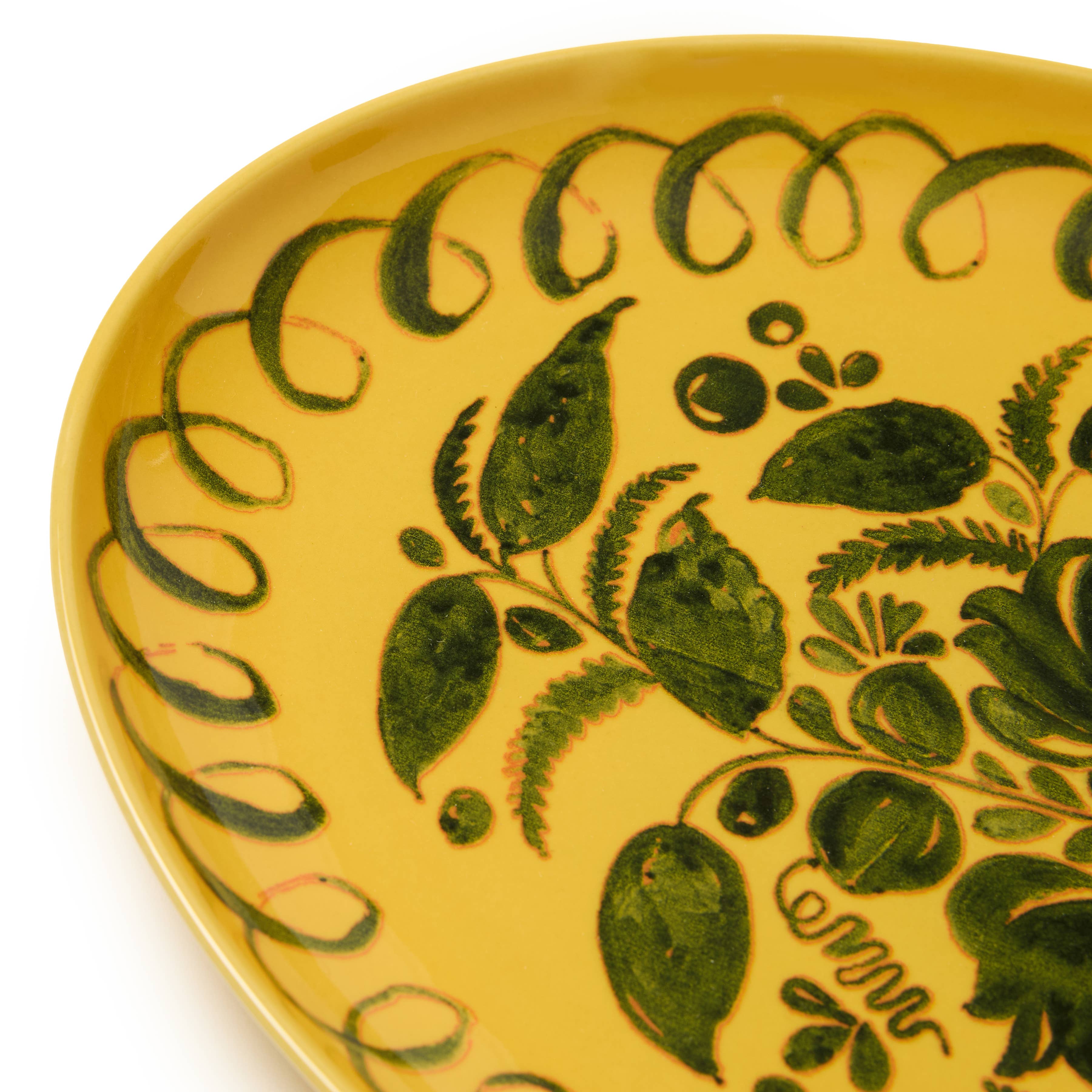 Amalfi Oval Tray Mustard - 15.7" x 11"