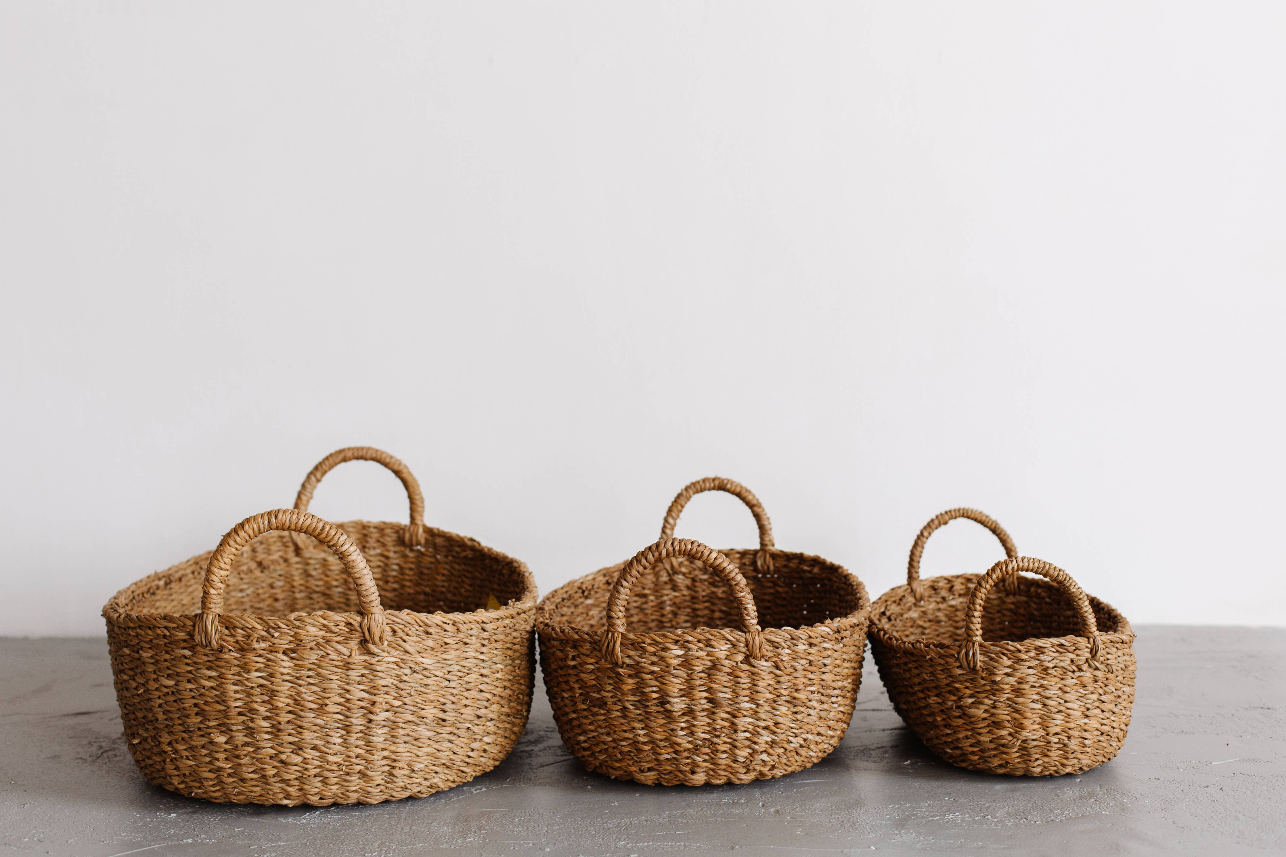 Oval Tray Basket, harvest: Small