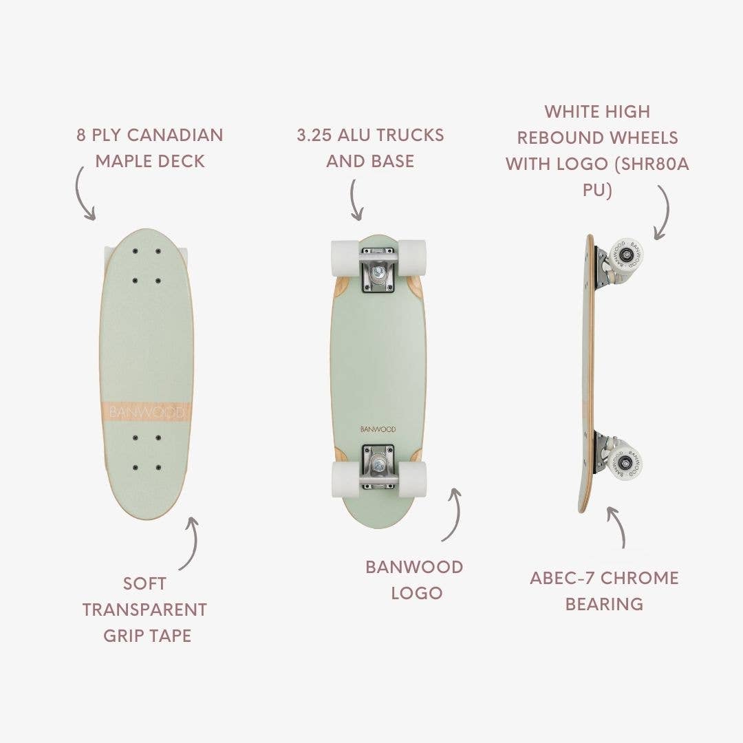 BANWOOD SKATEBOARD - PALE MINT