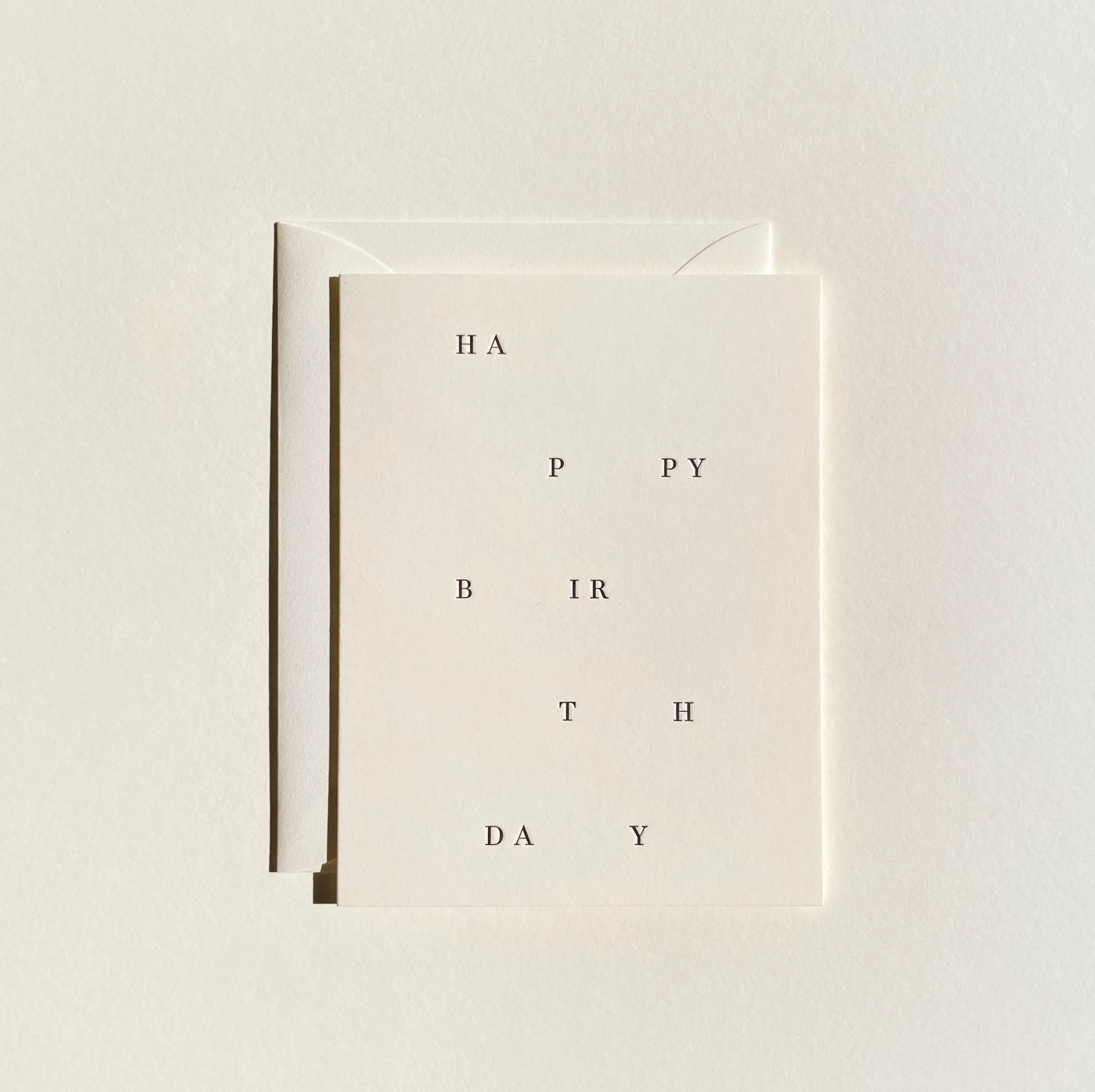 Happy Birthday No. 31: Ochre / Single Card