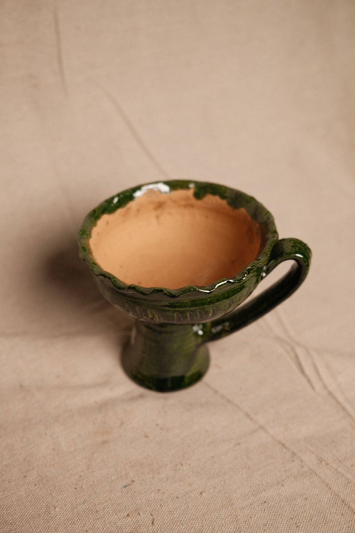 Sculpted Oaxacan Pedestal Vessel