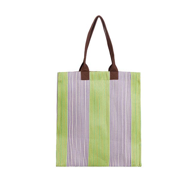 Woven Market Shopper in Doge, Pearl & Grass
