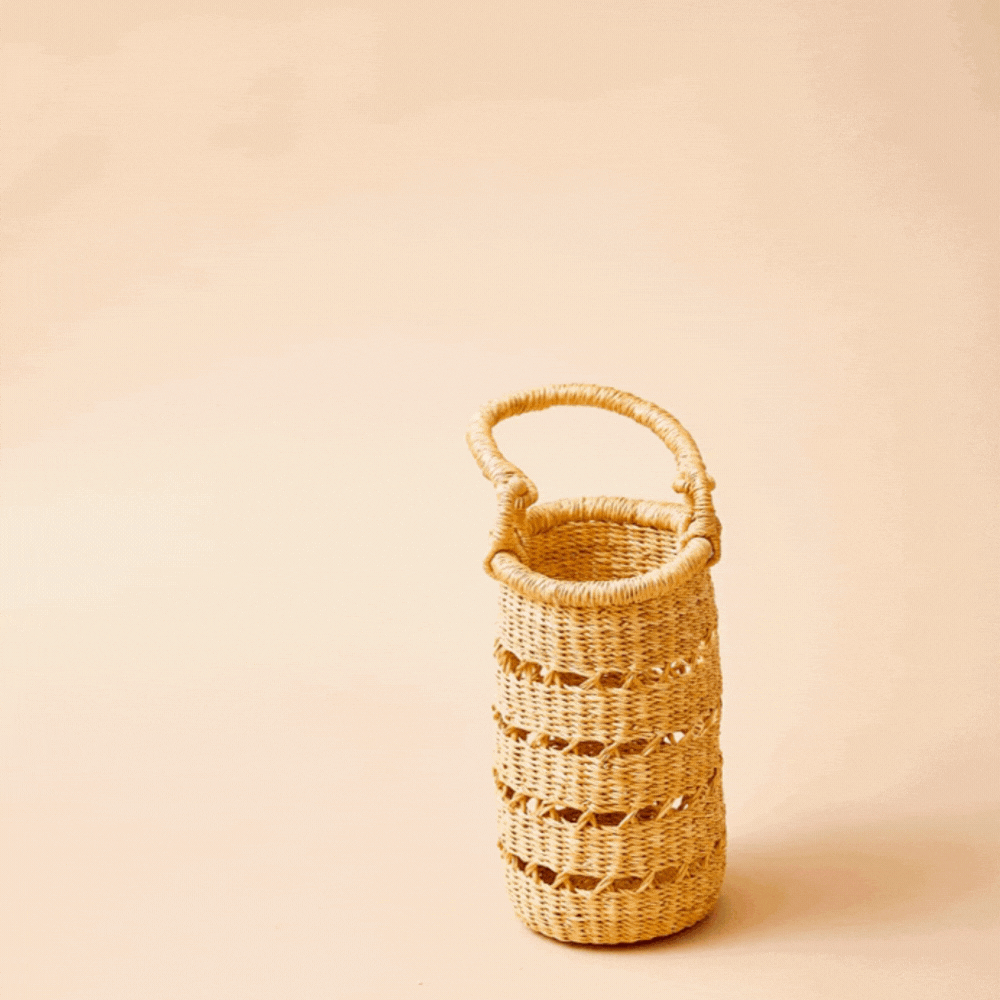 Wicker Wine Tote