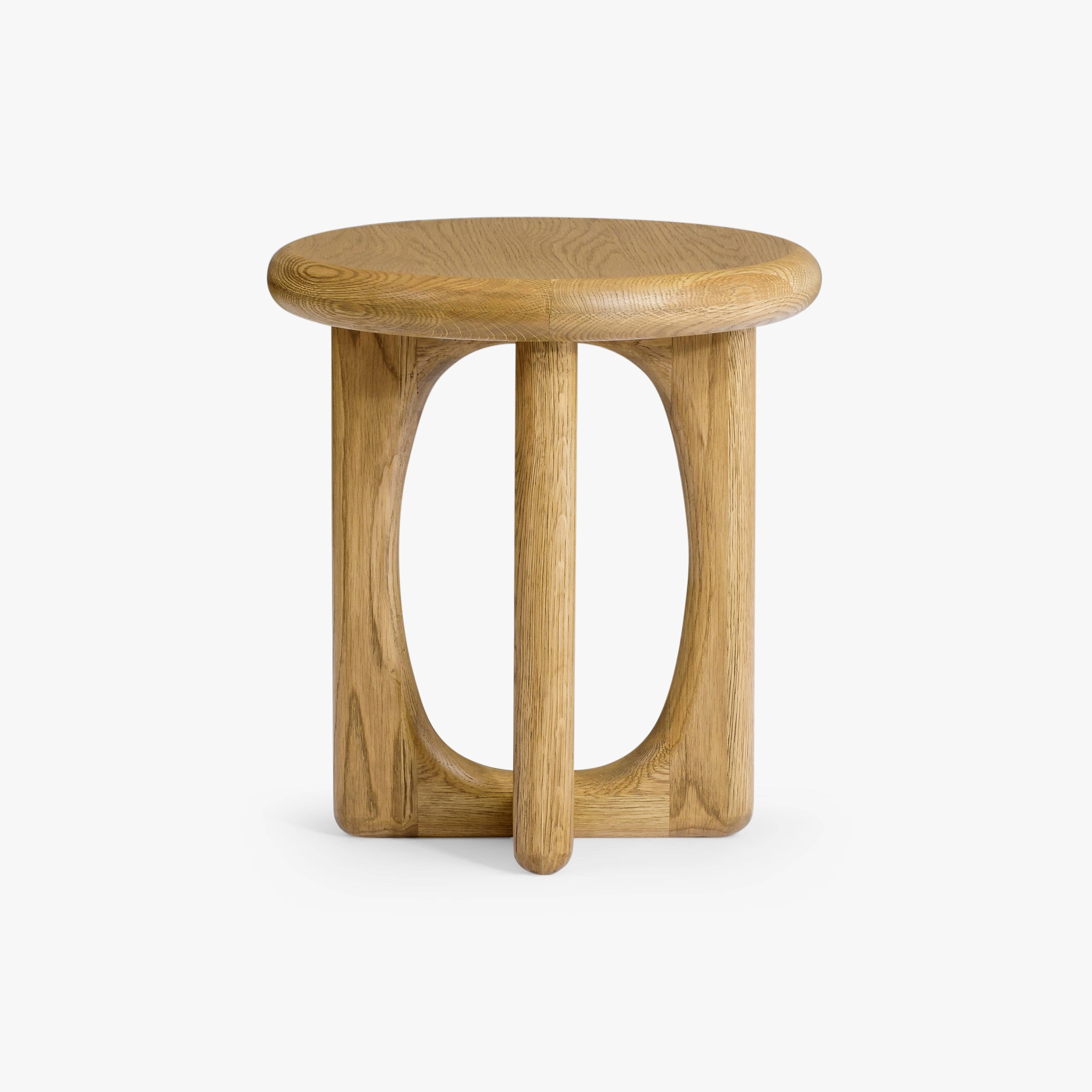 Eva Oak Side Table: Natural