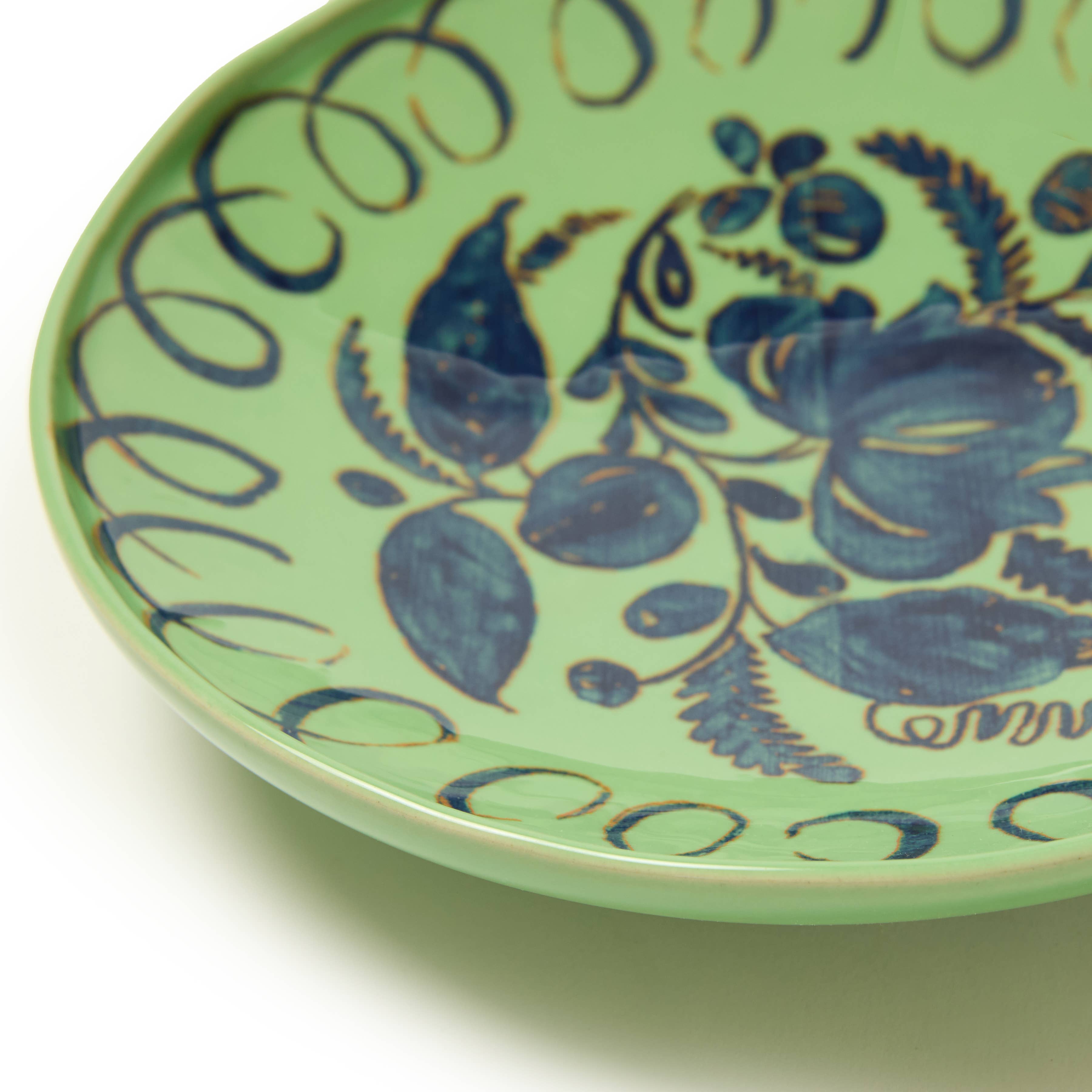 Amalfi Pasta Bowl Green - 9.1" Diameter
