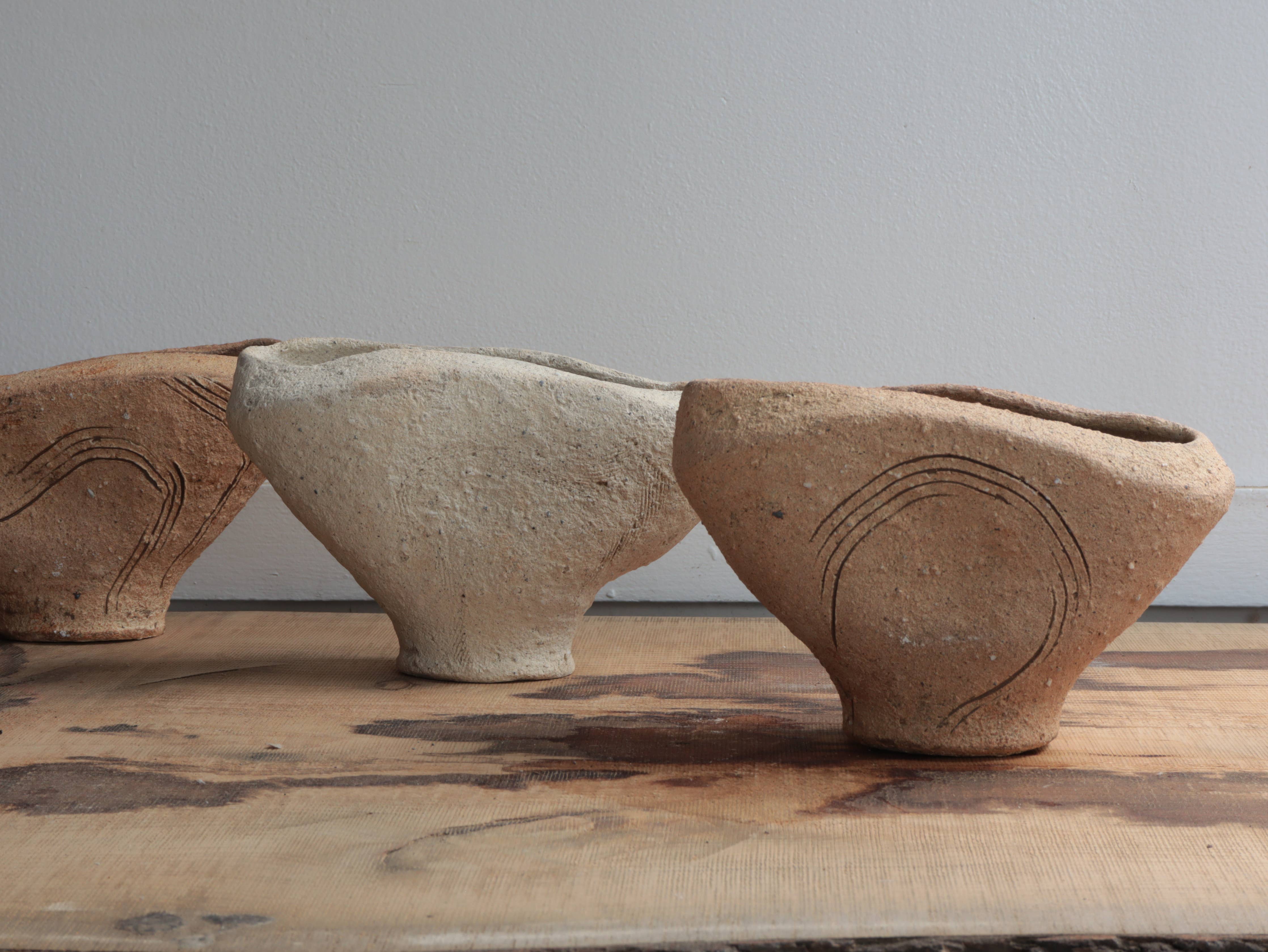 Landscape Vase Unglazed