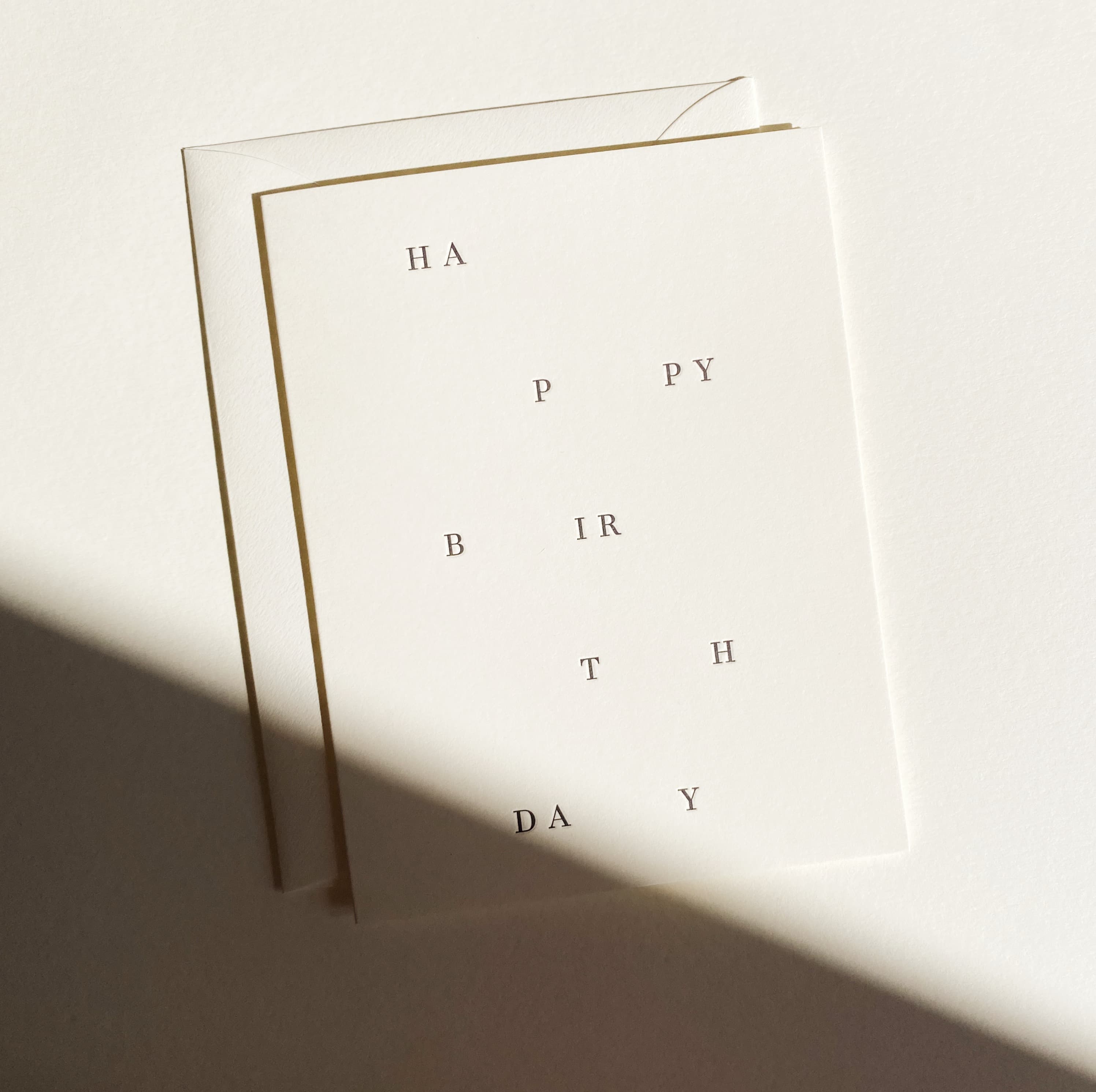 Happy Birthday No. 31: Ochre / Single Card