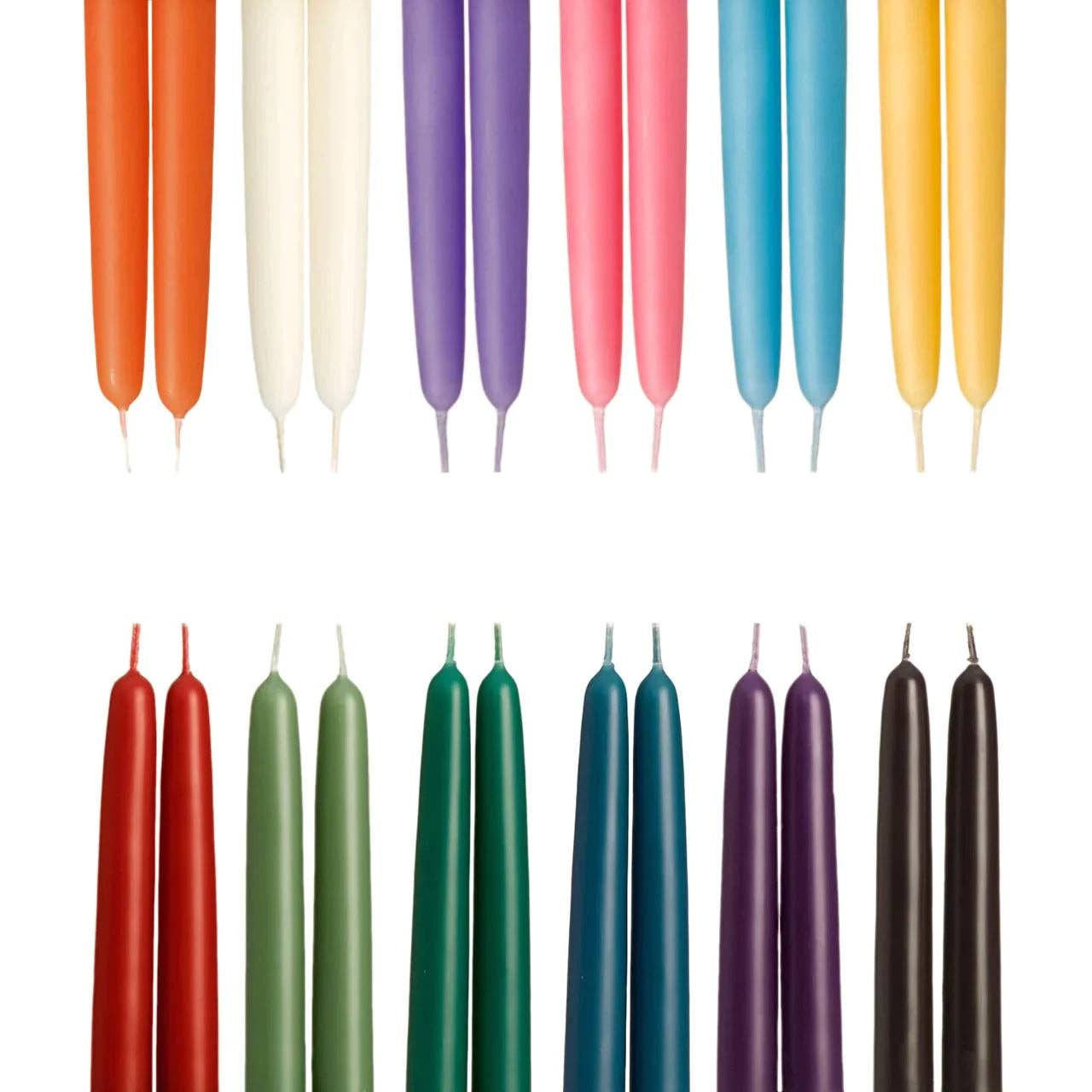 Taper Candles – 100% Pure Beeswax – Hand-Dipped: Cherry Blossom / Standard (12" x 7/8")