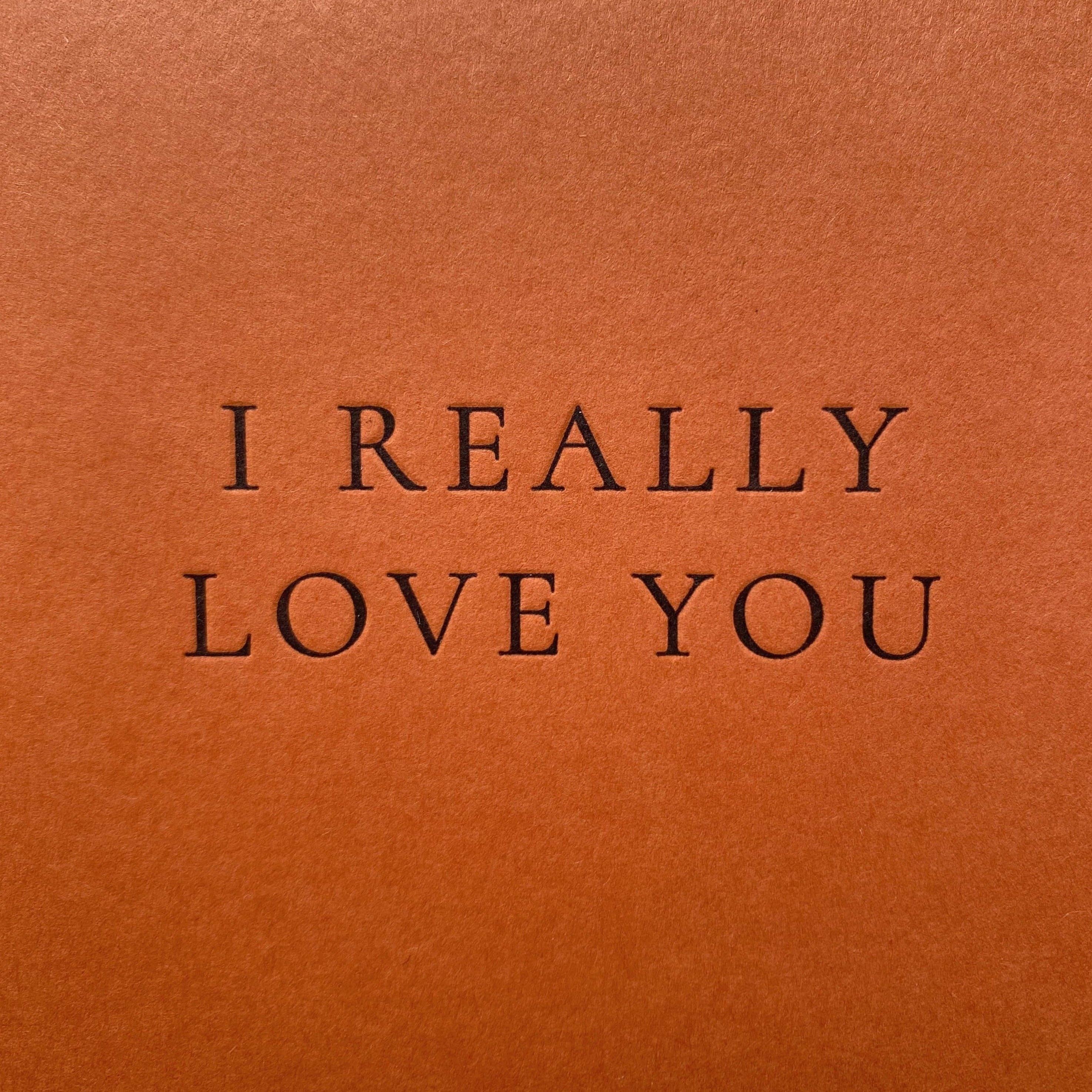 I Really Love You No. 20: Creme / Single Card