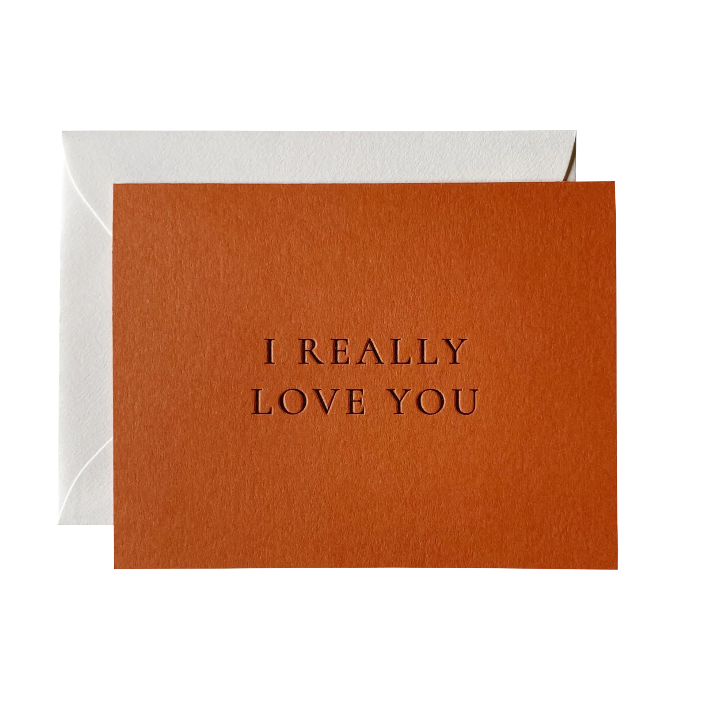 I Really Love You No. 20: Creme / Single Card