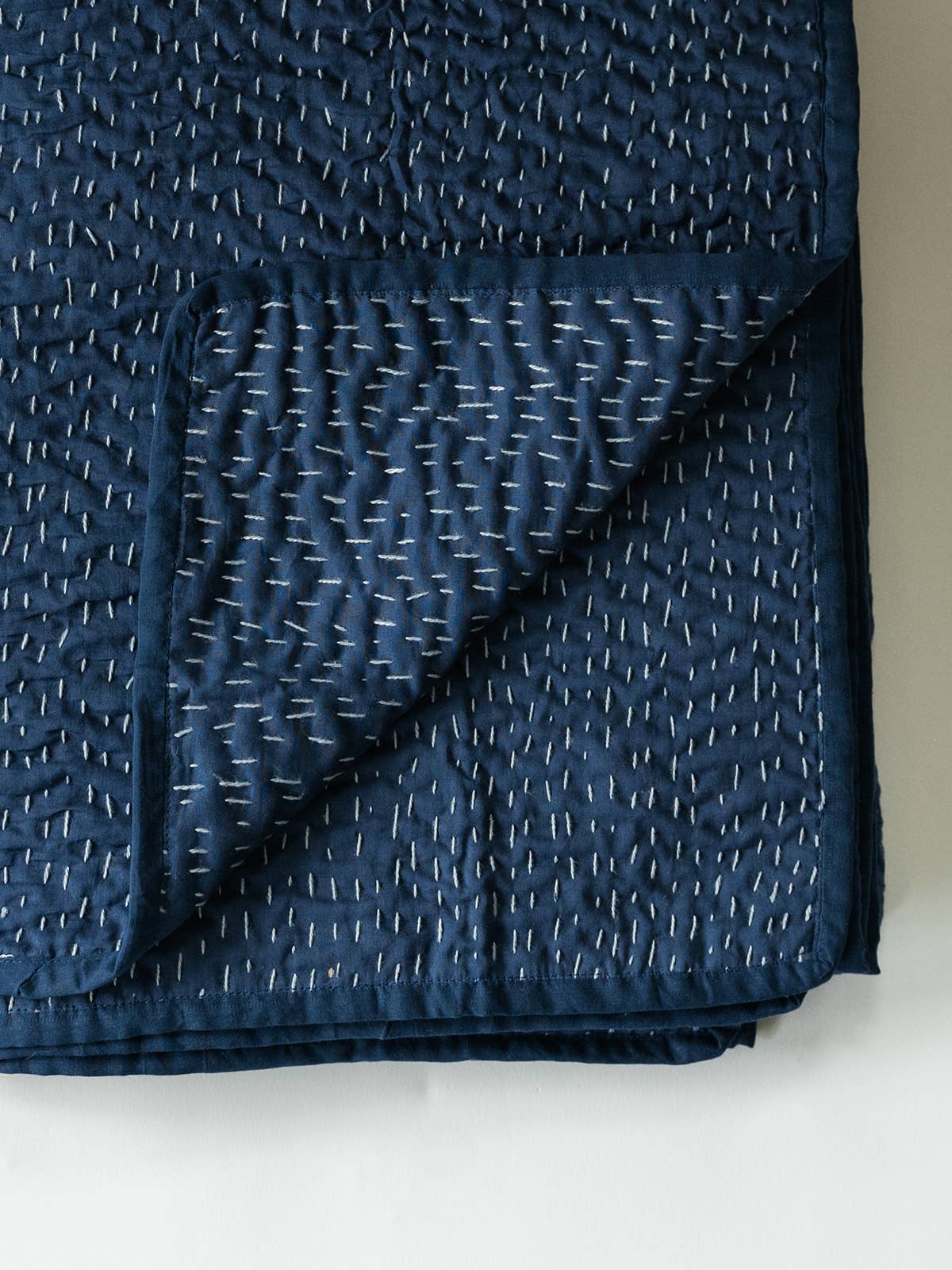 Kimmie Kantha Throw: DARK BLUE