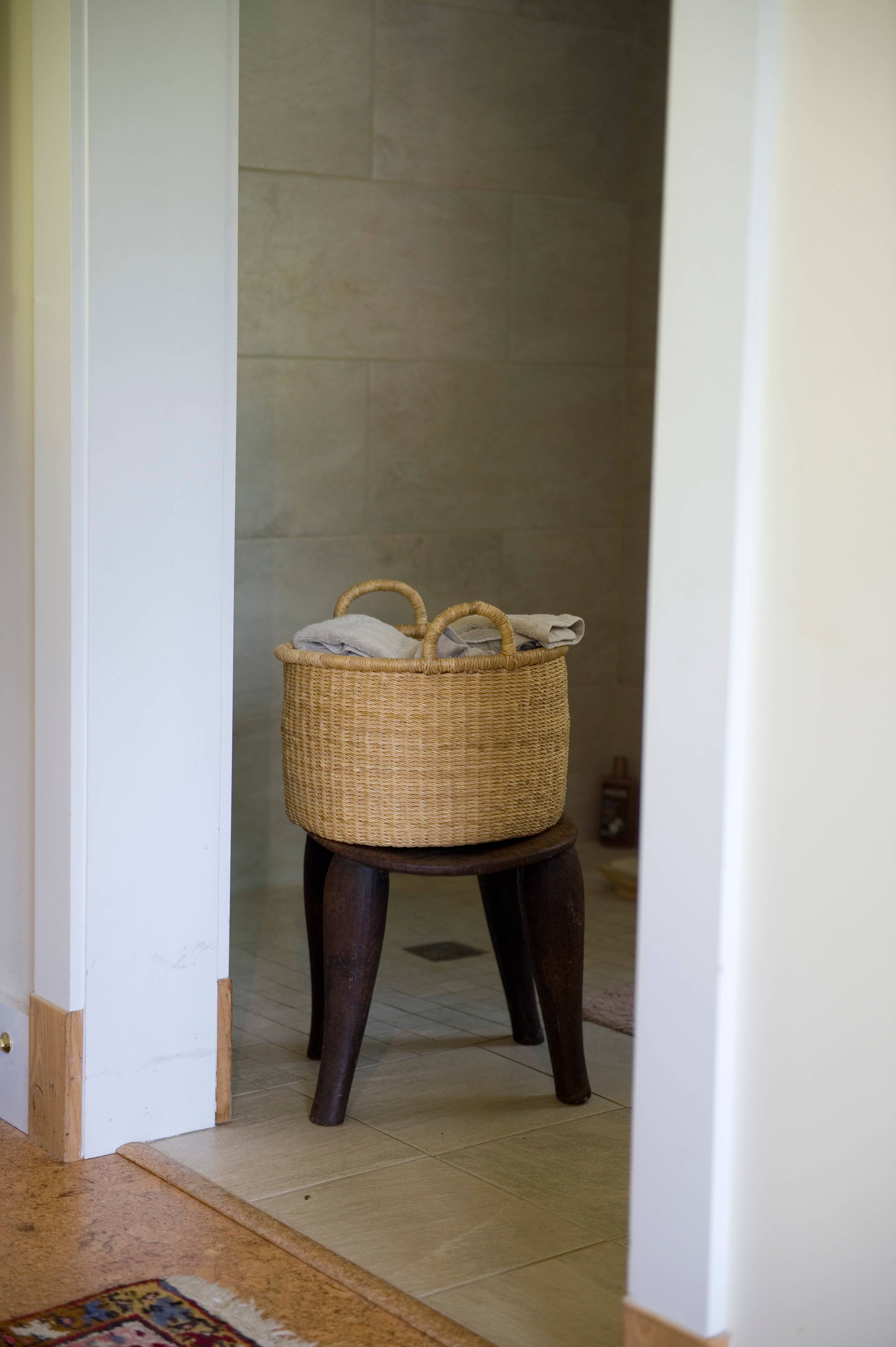 Accra Round Storage Basket: Medium