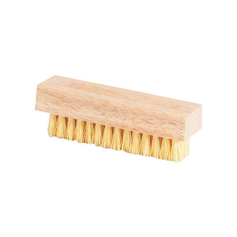 DQB 4.75" Soft Bristle Nail Brush, Wood Handle, 24-Pack
