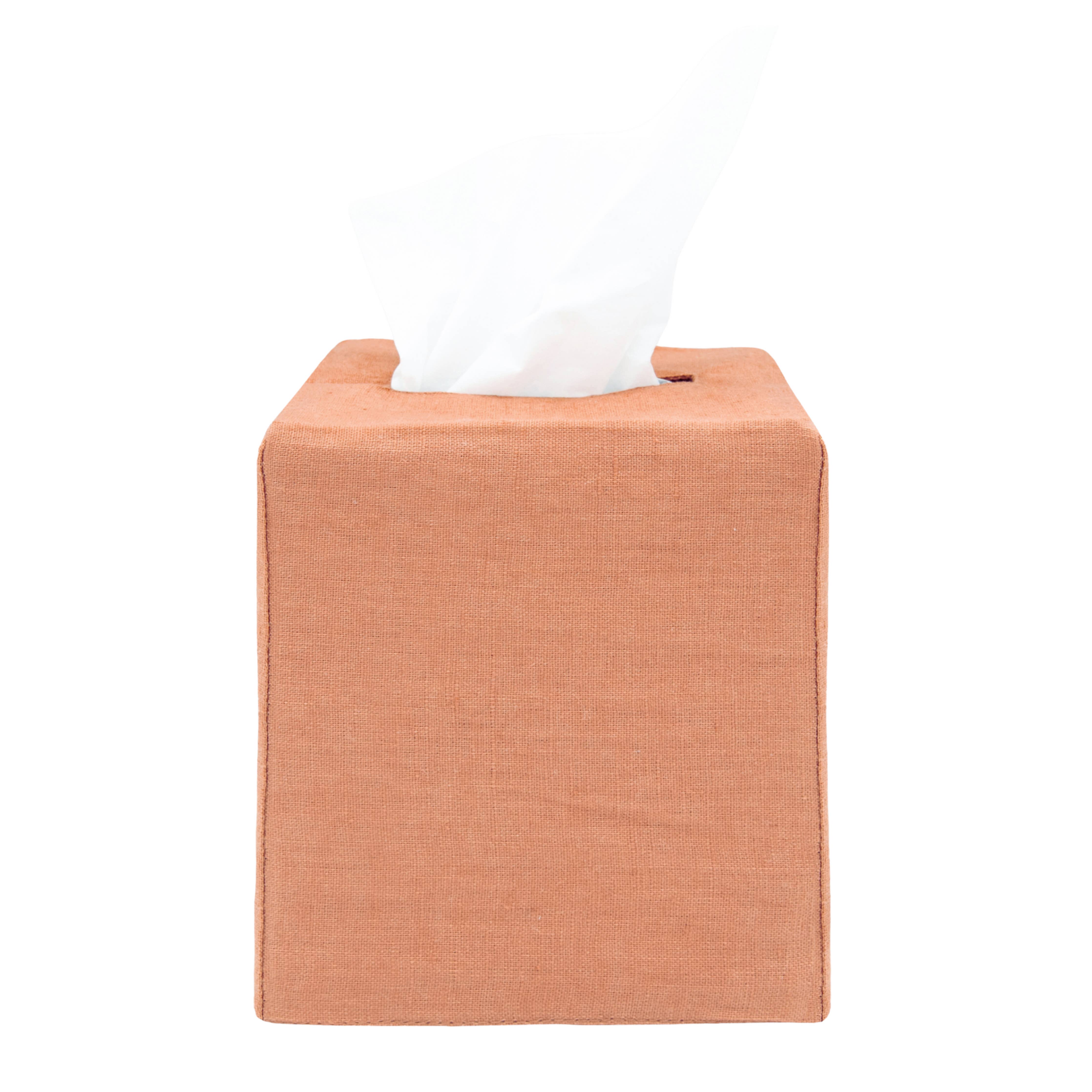 James tissue box cover in sandalwood
