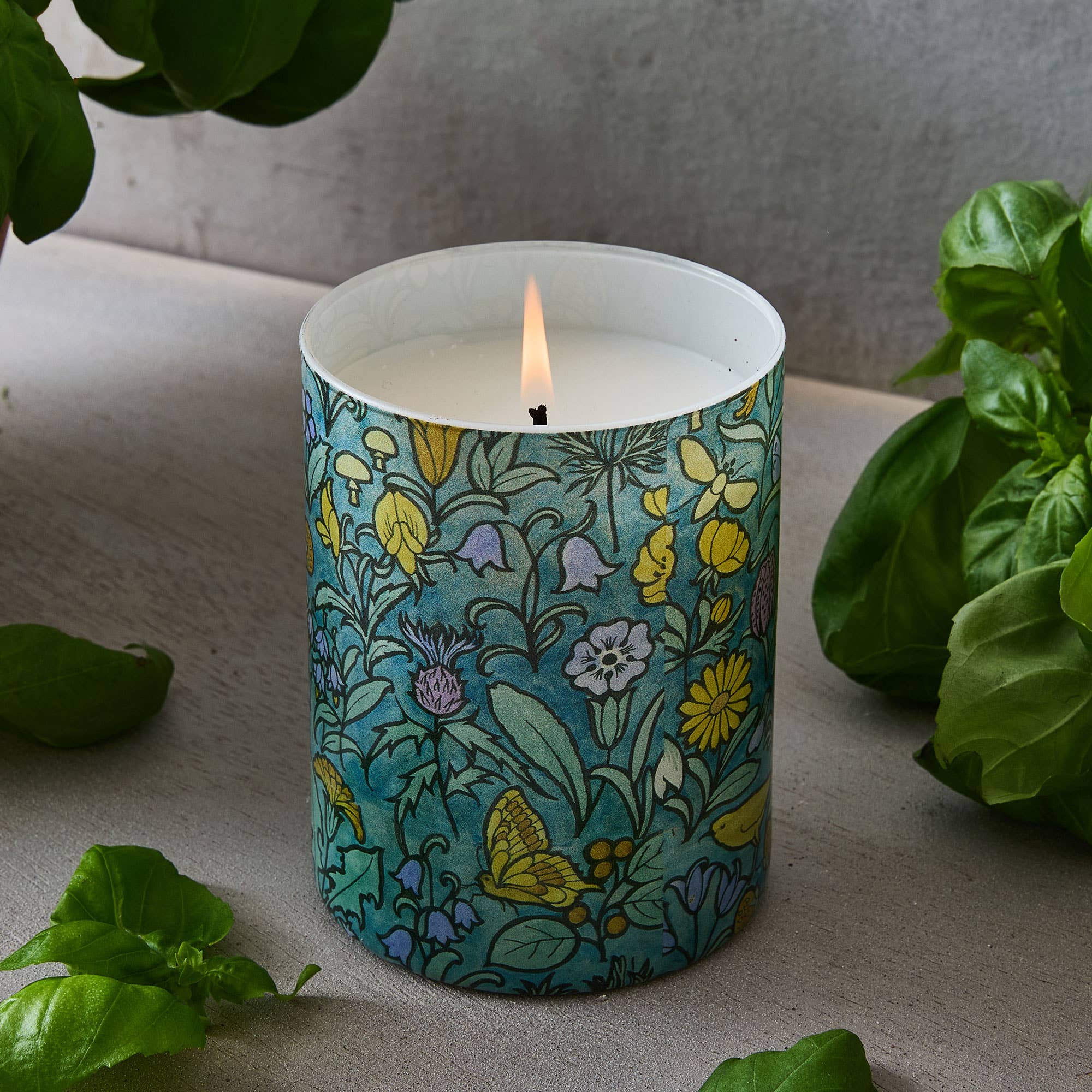 V&A Forest Floor Candle, Basil & Oakmoss