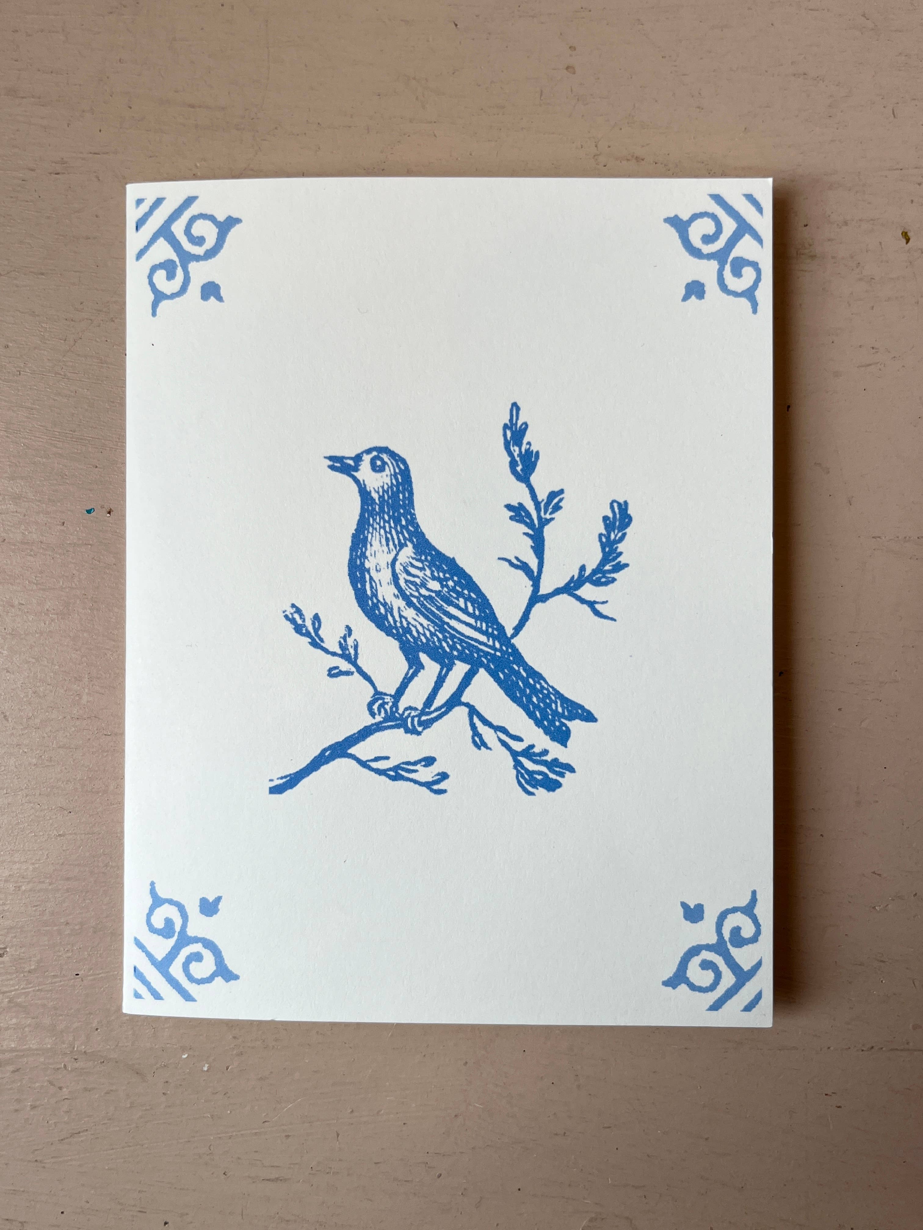 Dutch Tile Cards: Dog and Cat