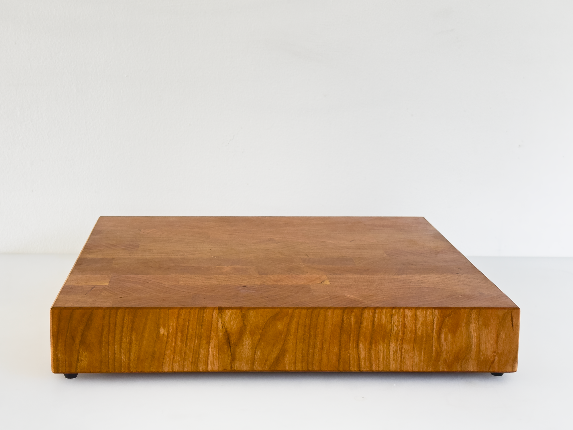 End Grain Square Butcher Block: American Black Walnut