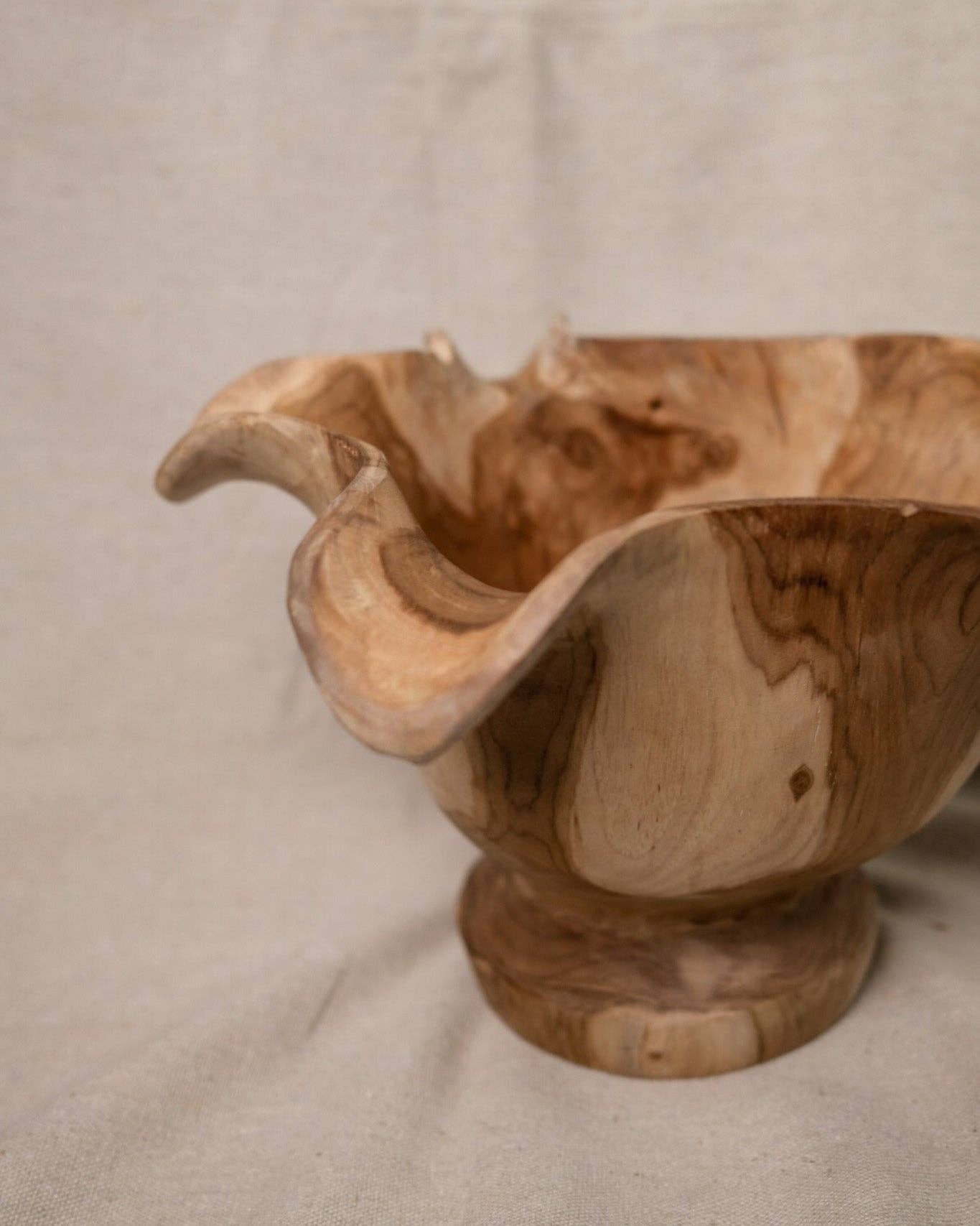 Teak Bloom Bowl