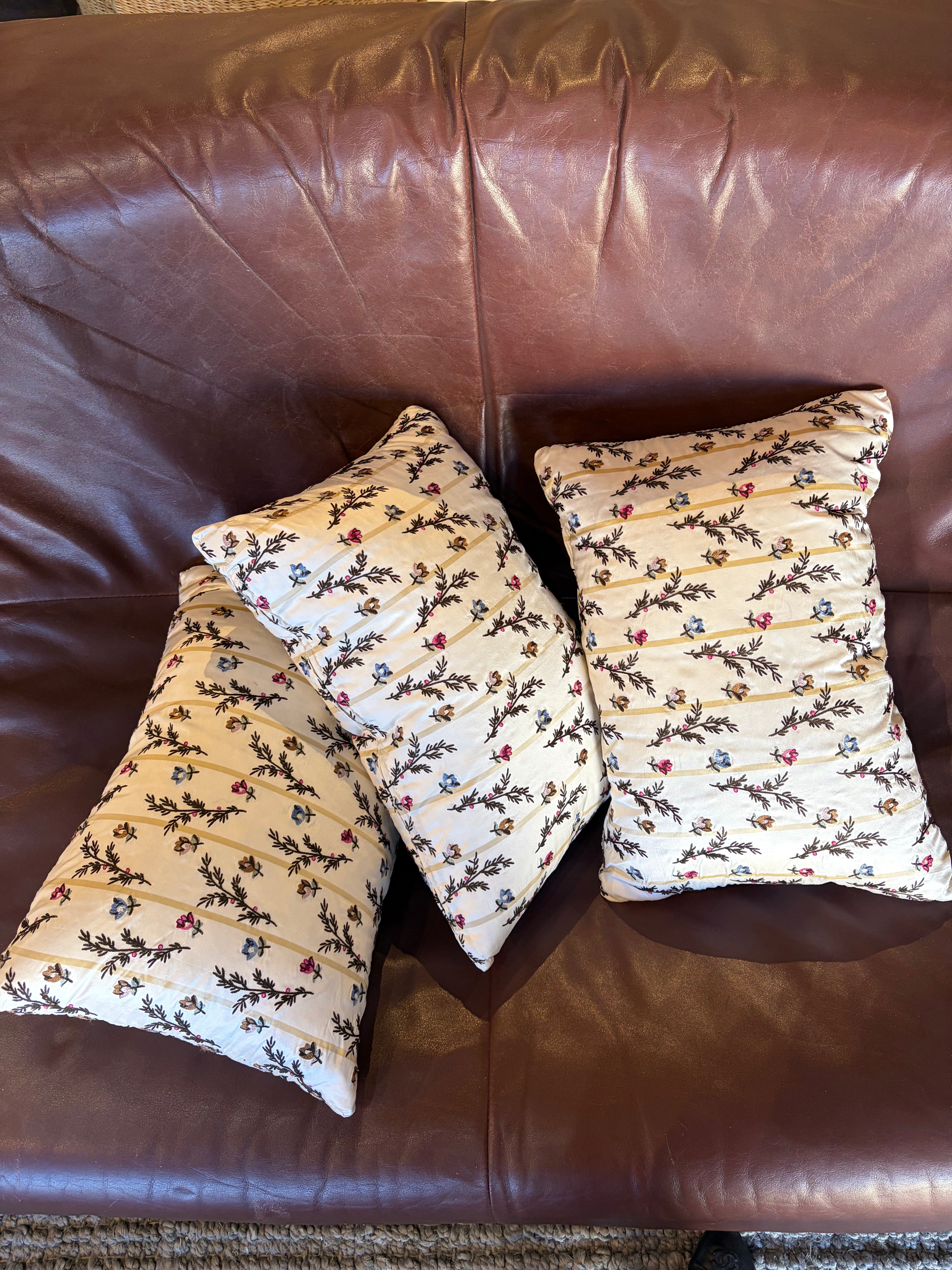 Rectangle Floral Throw Pillows